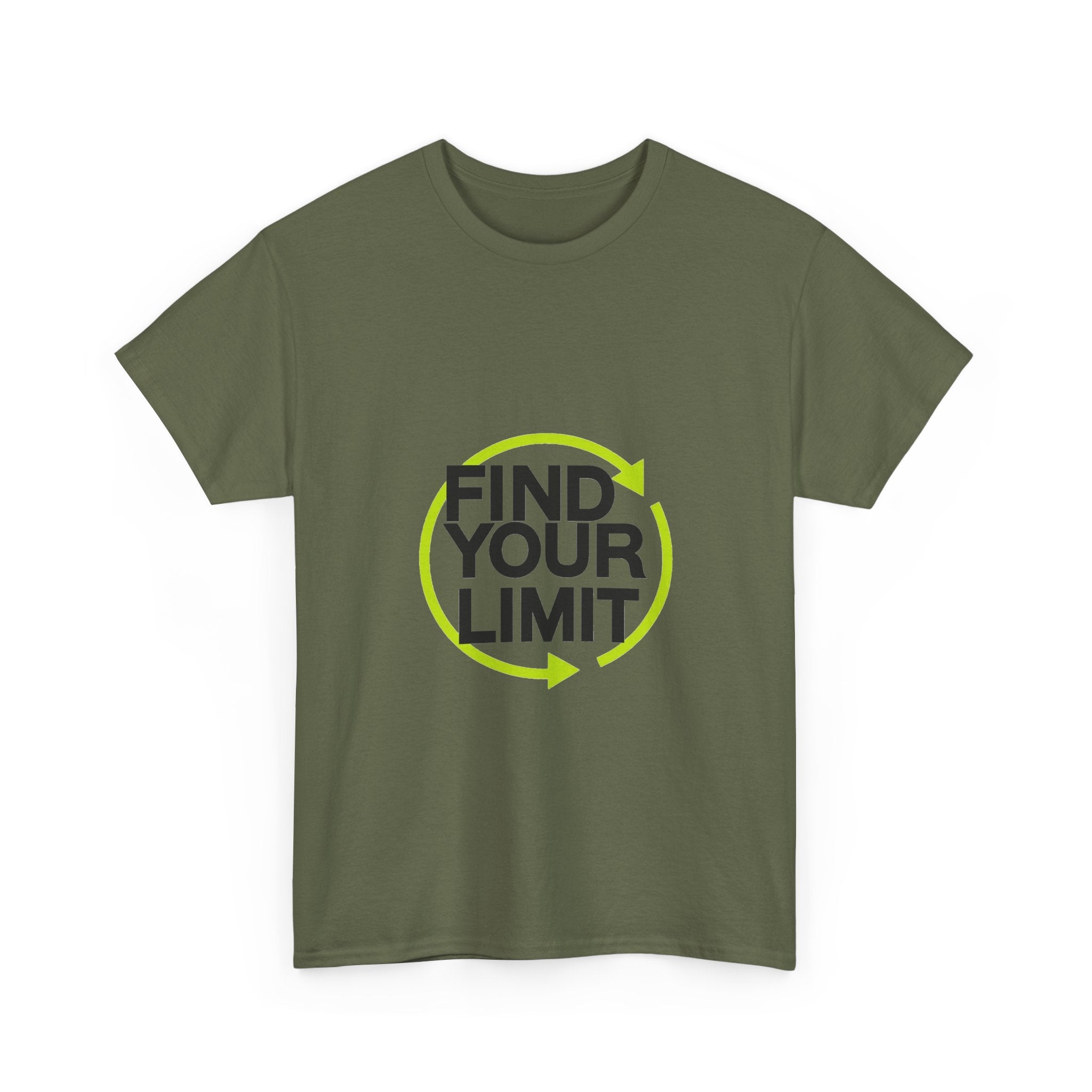 Find Your Limit Graphic Fitness T‑Shirt