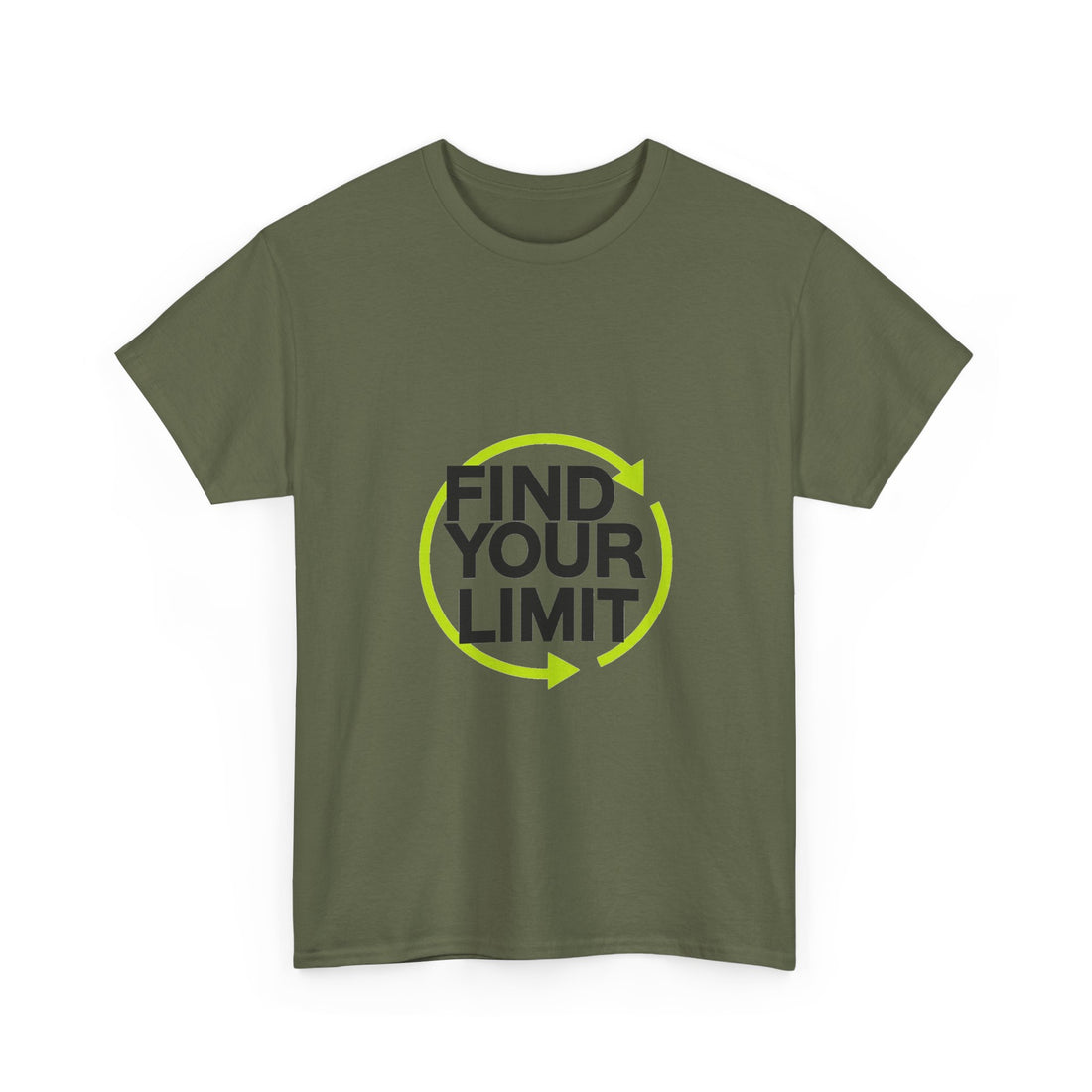 Find Your Limit Graphic Fitness T‑Shirt