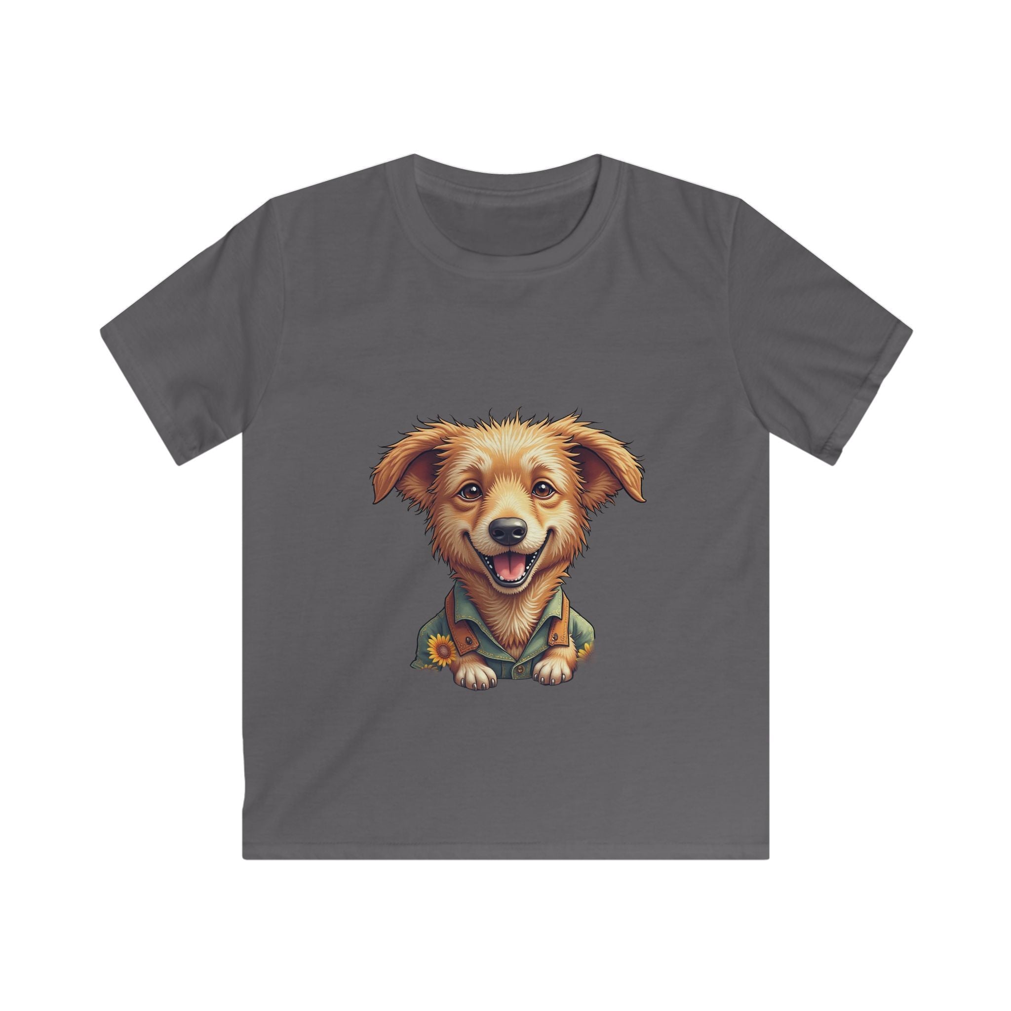 Happy Puppy Graphic T-Shirt for Children