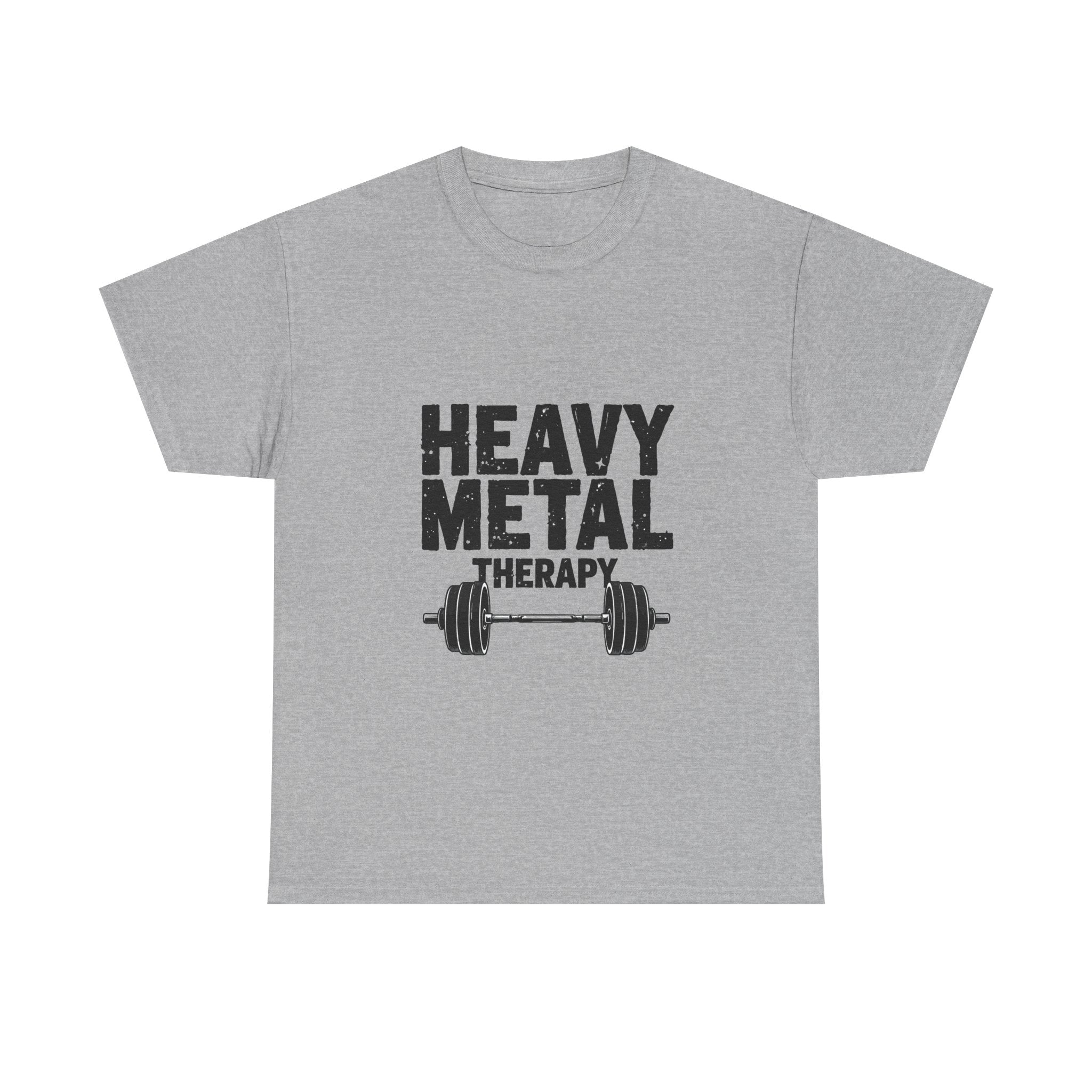 'Heavy Metal Therapy' Weightlifting Gym T-Shirt