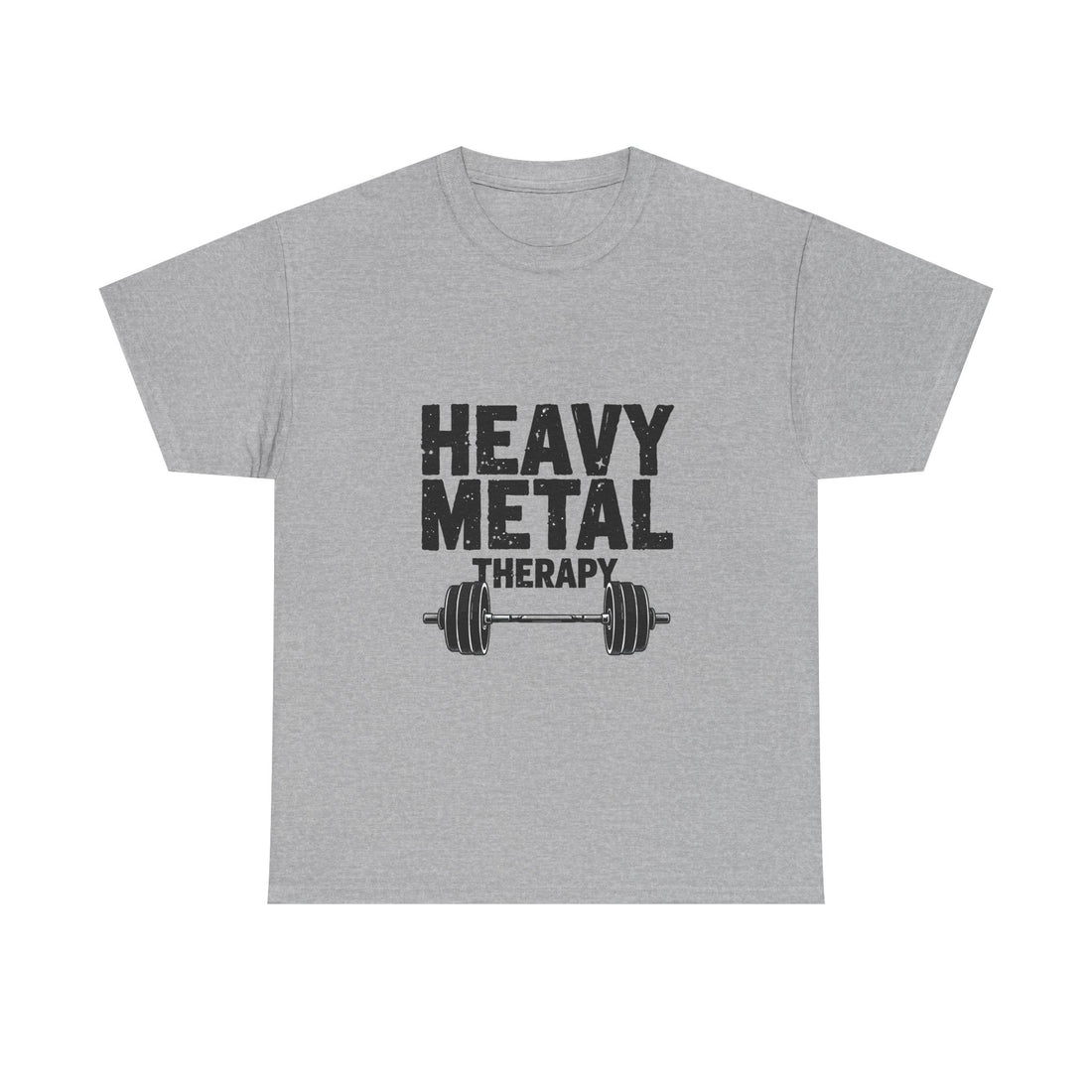 'Heavy Metal Therapy' Weightlifting Gym T-Shirt