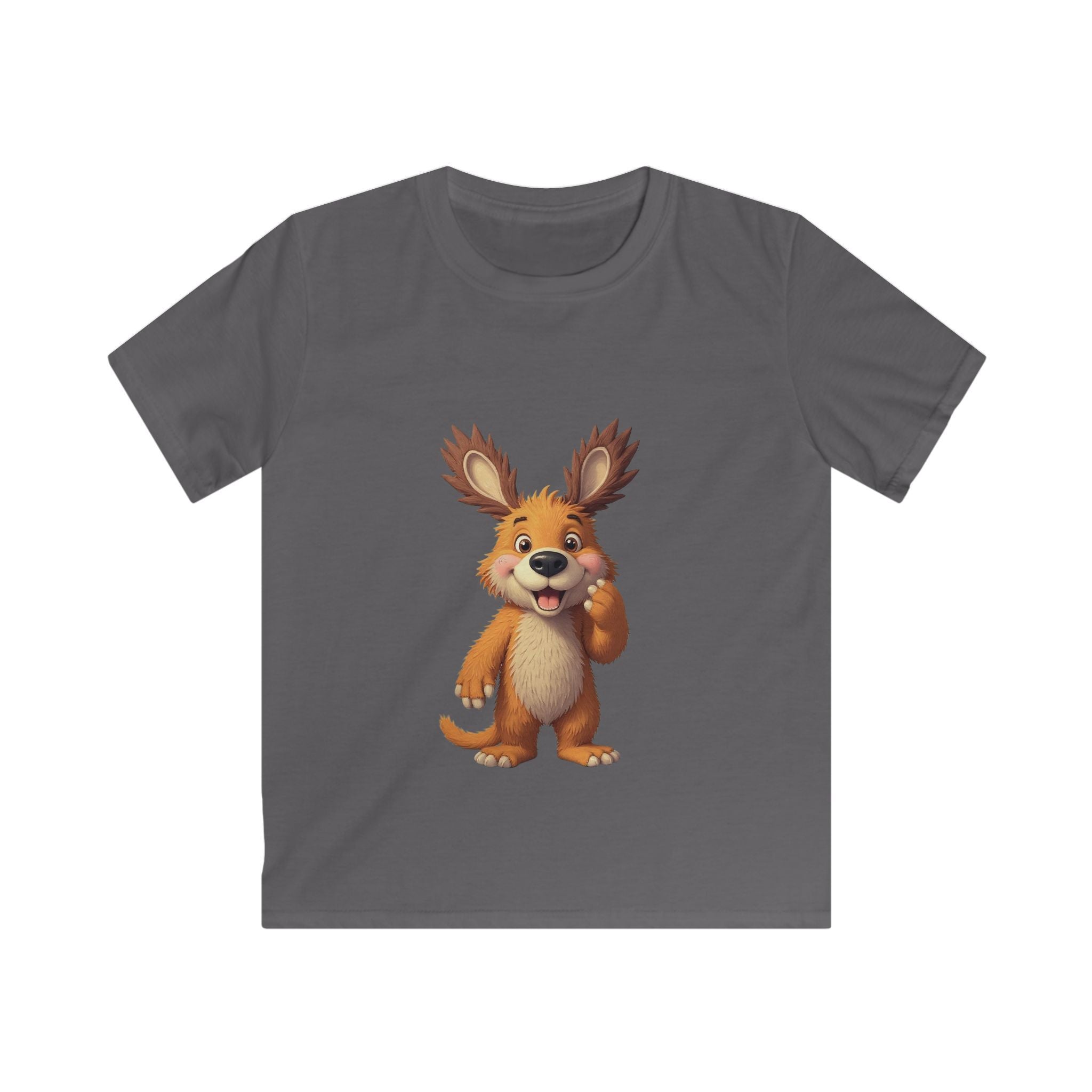 Cute Floppy-Eared Rabbit Graphic T-Shirt for Children