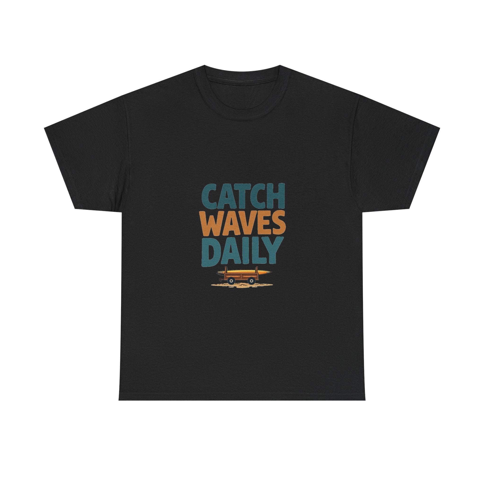 Catch Waves Daily Retro Surf Van T-Shirt