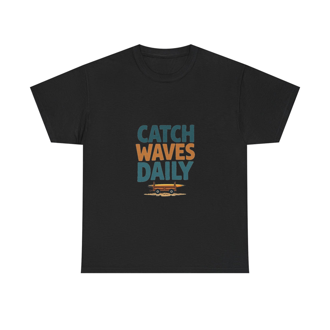 Catch Waves Daily Retro Surf Van T-Shirt