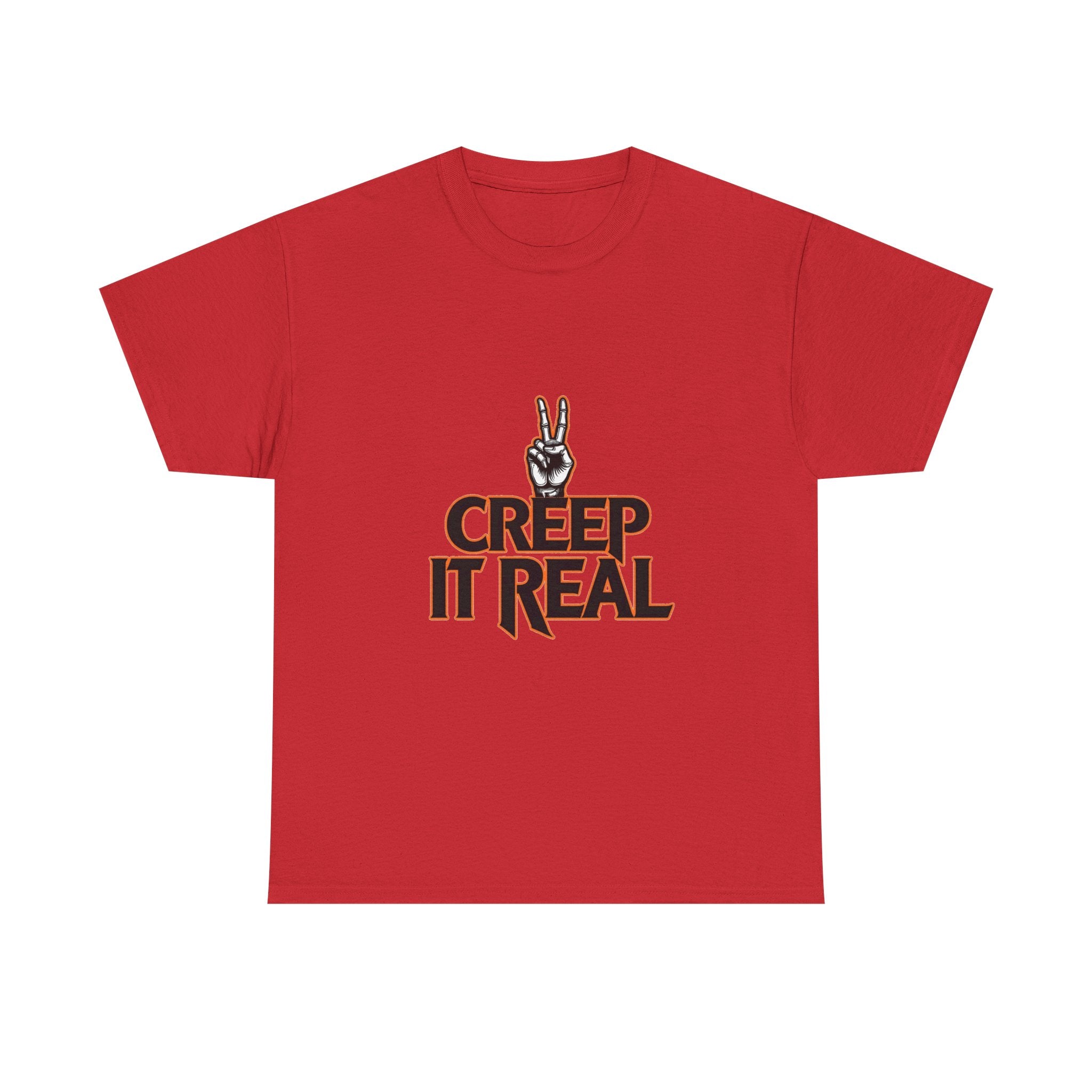 'Creep It Real'  Retro Peace Hand Graphic T-Shirt