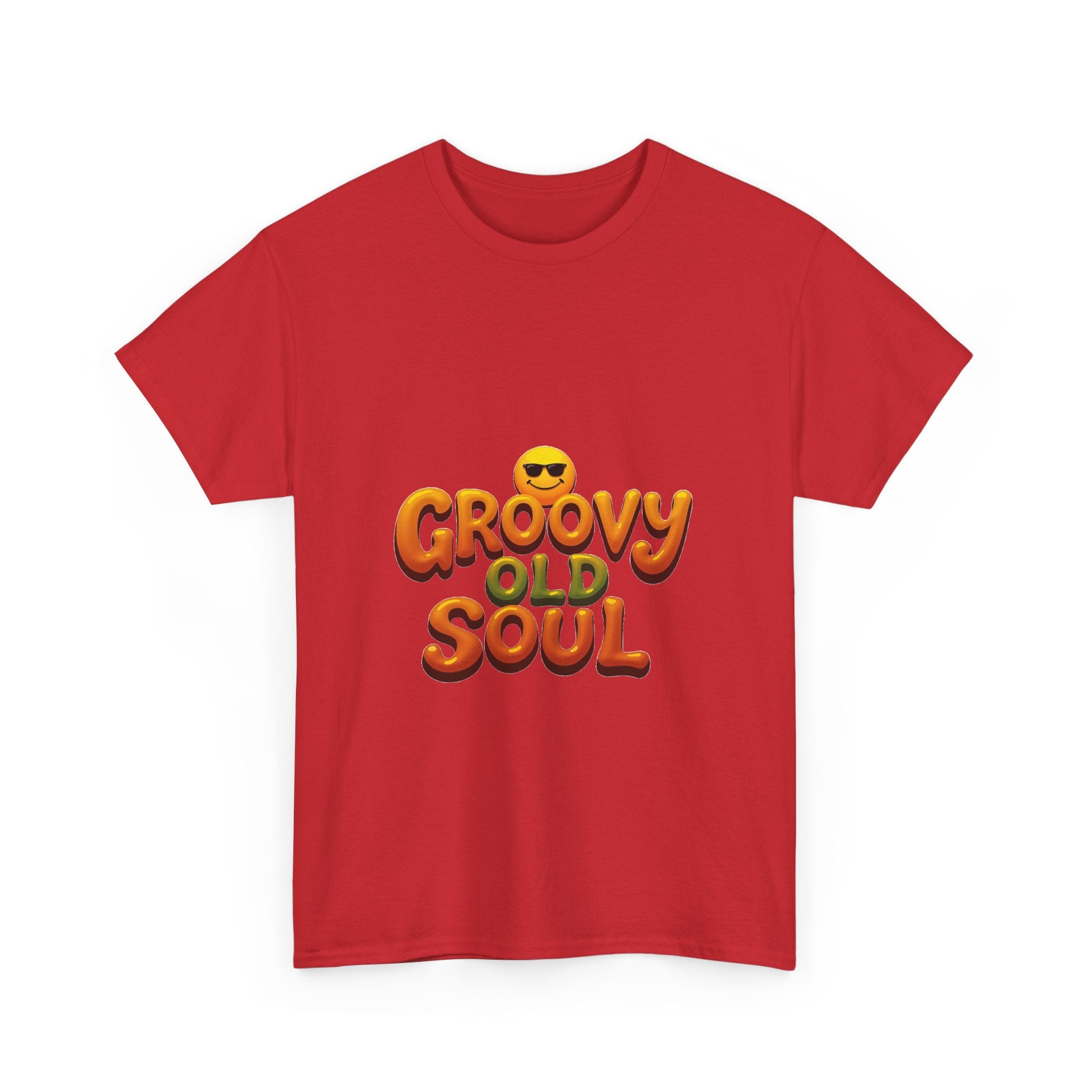 Groovy Old Soul Retro 70s Emoji Graphic T-Shirt