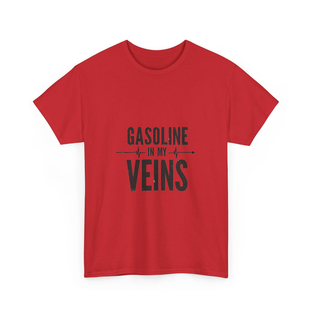 'Gasoline In My Veins' Vintage Mechanic Motorbike T-Shirt