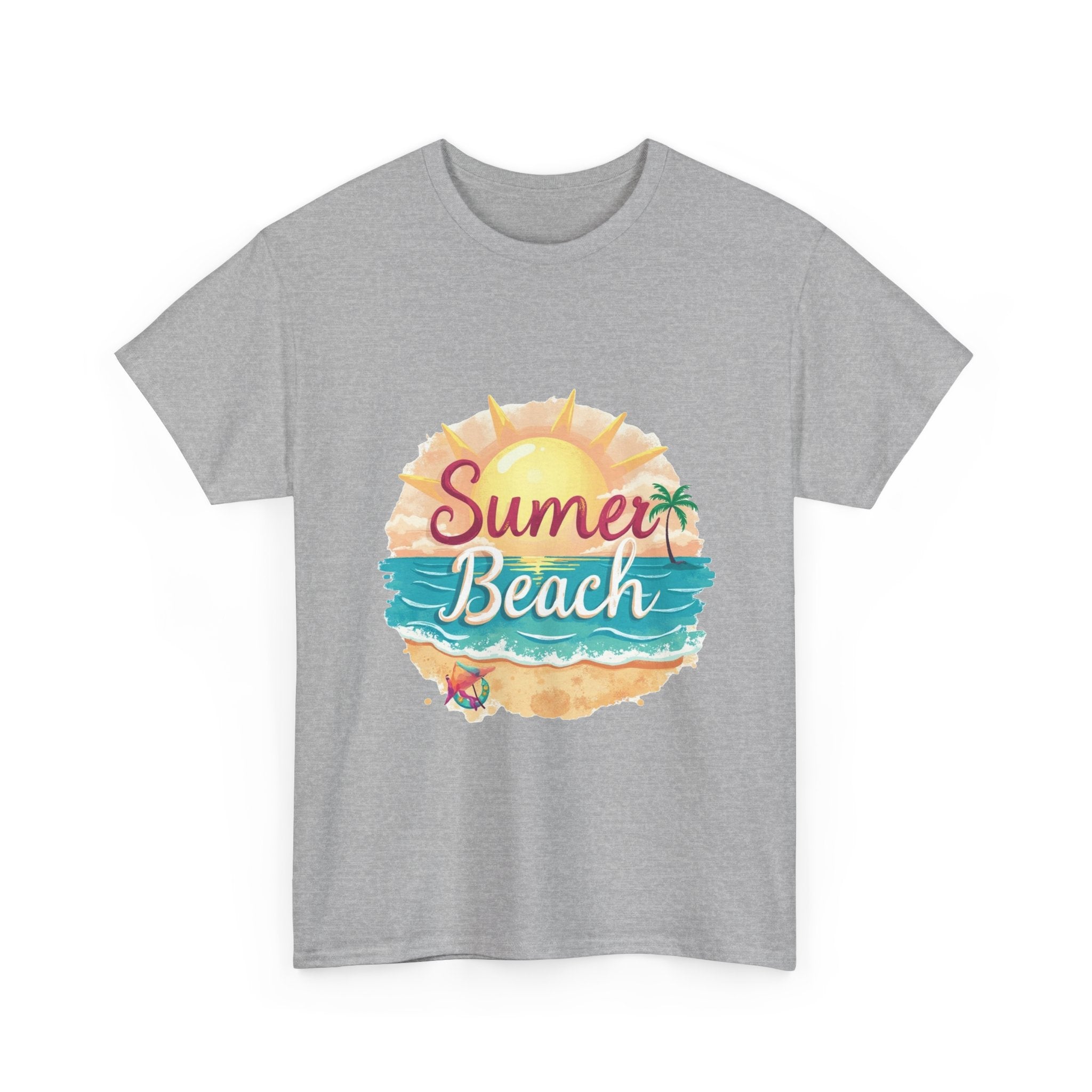 Retro Tropical Sunset Graphic T-Shirt