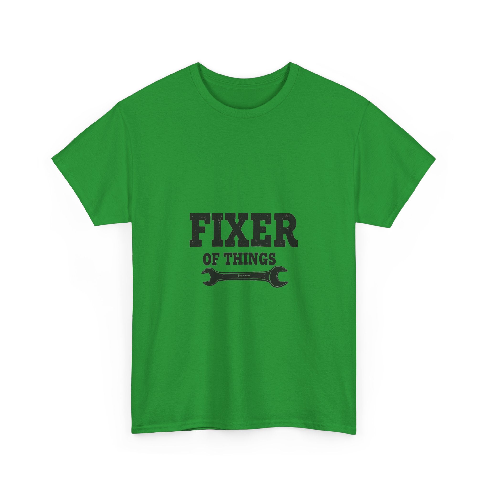 'Fixer of Things' Wrench Graphic T-Shirts for DIYers & Handymen