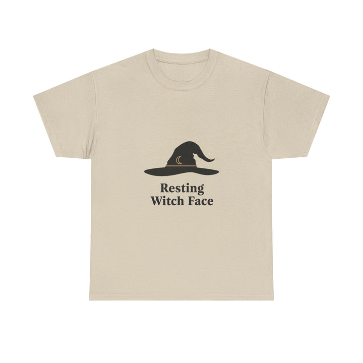 "Resting Witch Face" Witch Hat Funny Halloween T-Shirt