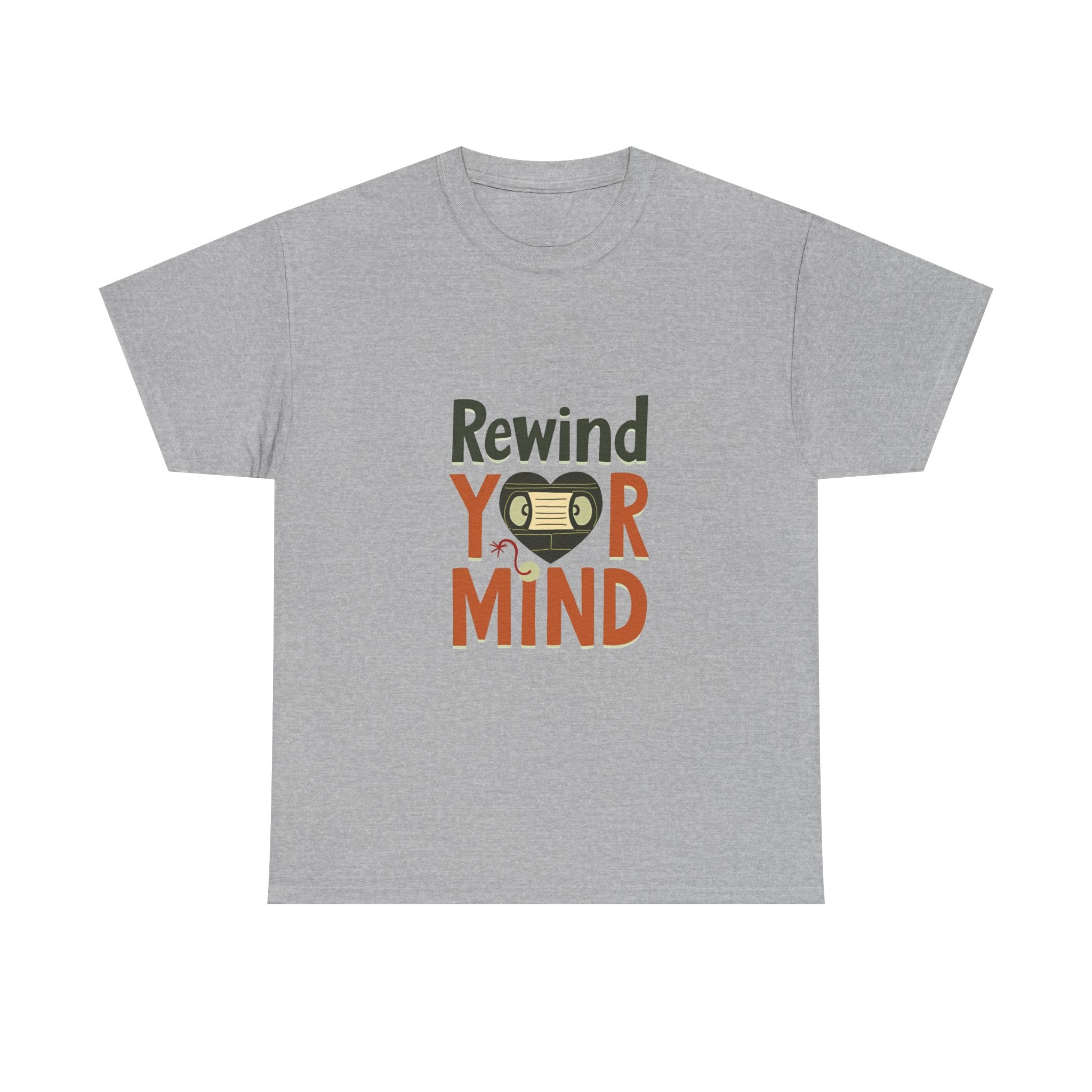'Rewind Your Mind' Retro Cassette Tape T-Shirt