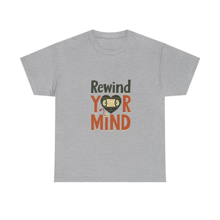 'Rewind Your Mind' Retro Cassette Tape T-Shirt
