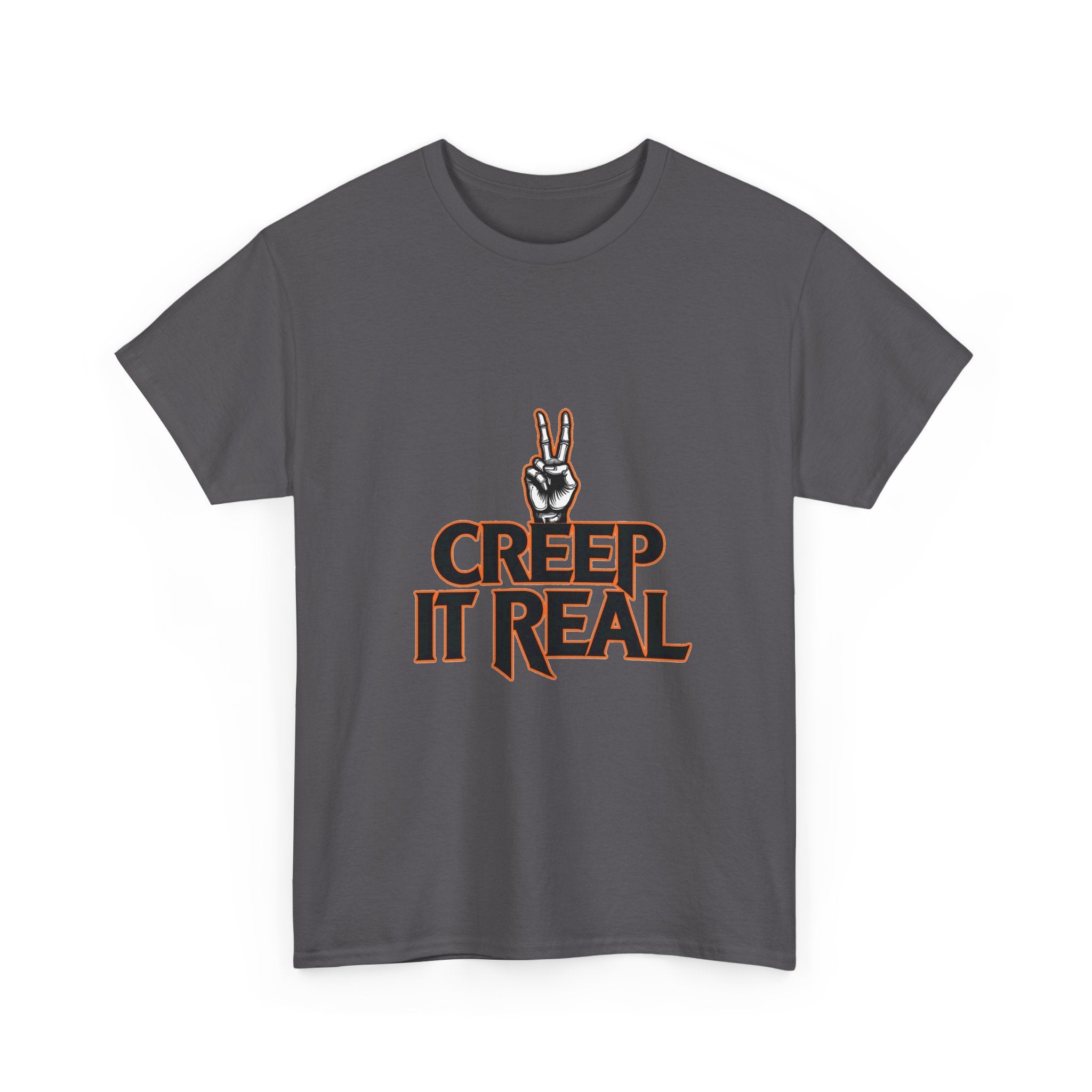 'Creep It Real'  Retro Peace Hand Graphic T-Shirt