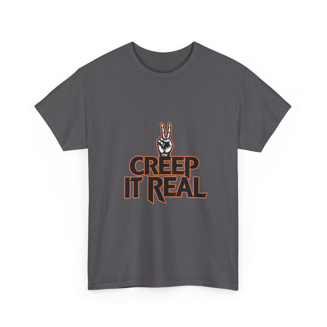 'Creep It Real'  Retro Peace Hand Graphic T-Shirt