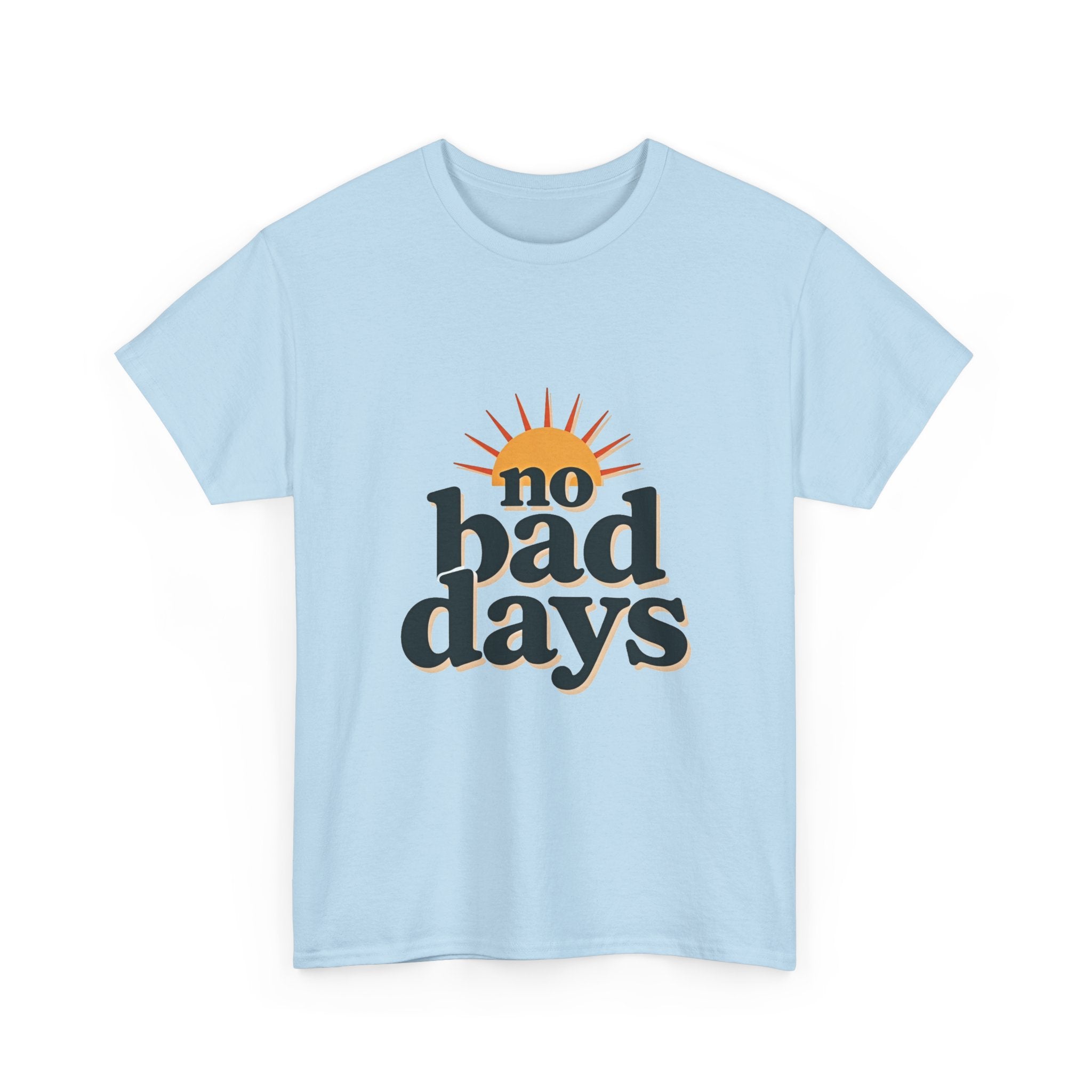 'no bad days'  Vintage Sunrise Positive Vibe T-Shirt