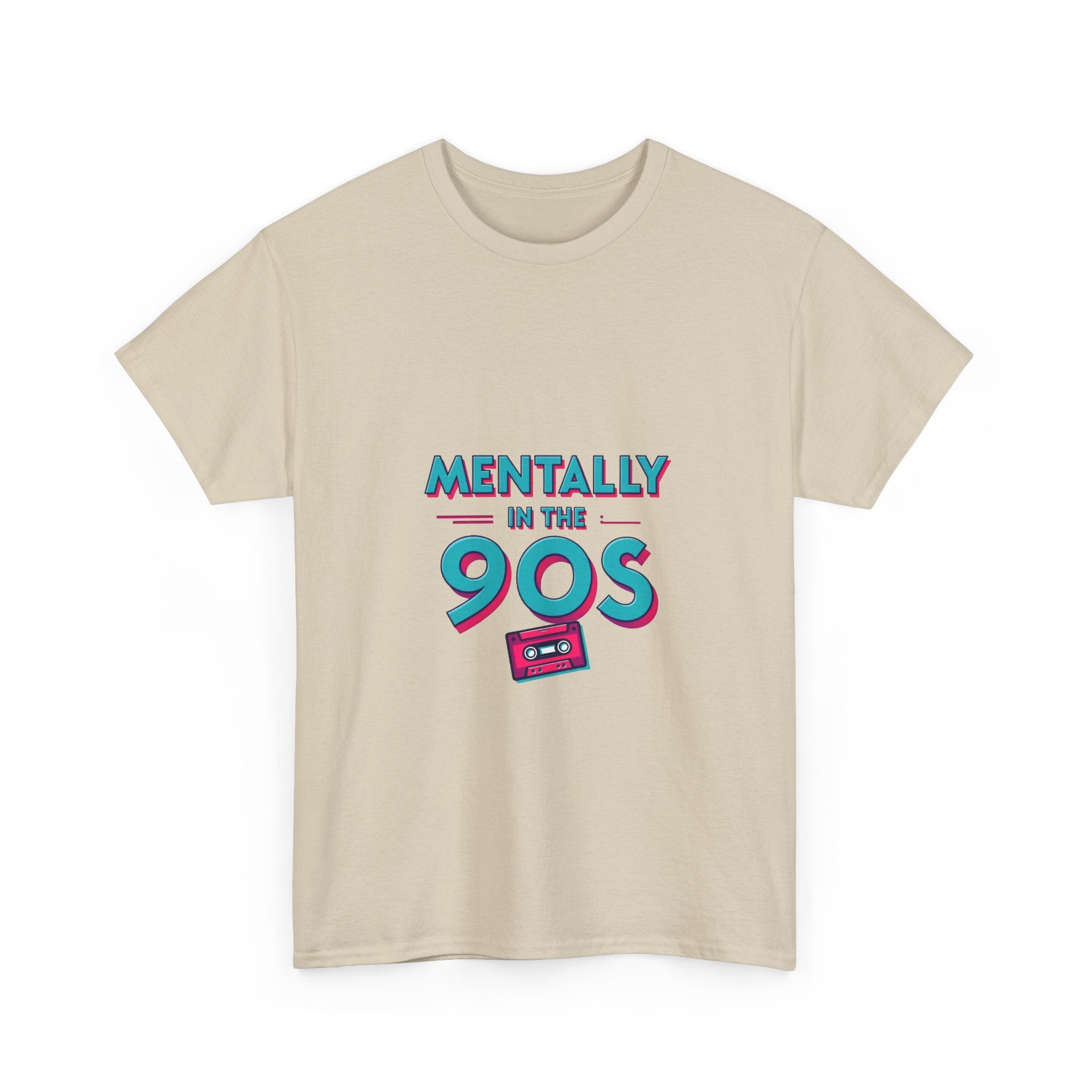 'Mentally in the 90s' Retro Cassette T-Shirt