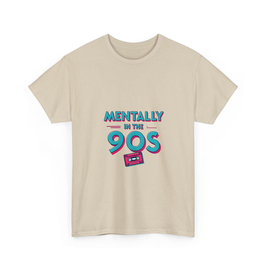 'Mentally in the 90s' Retro Cassette T-Shirt