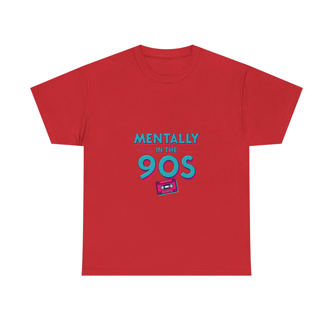'Mentally in the 90s' Retro Cassette T-Shirt