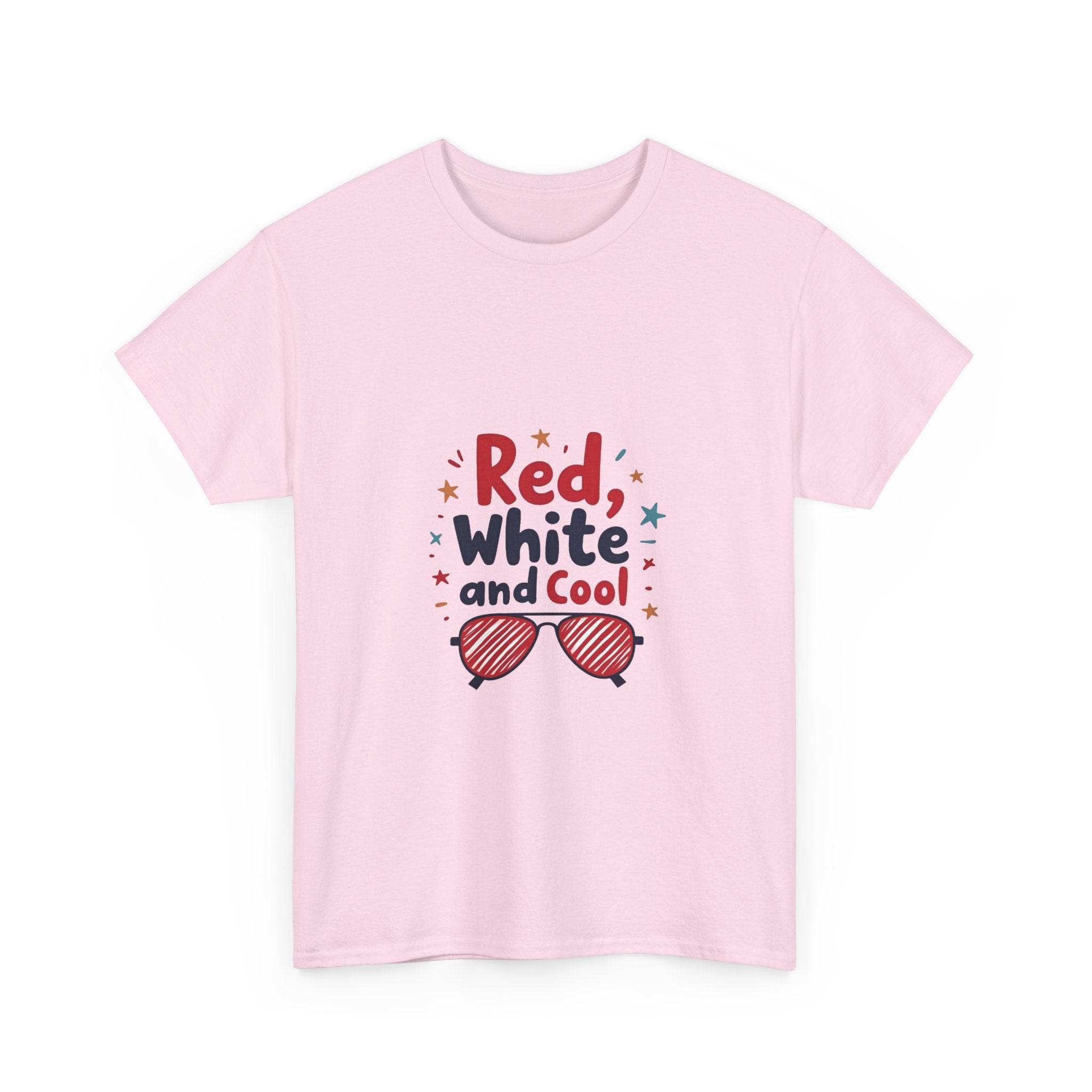 Patriotic "Red, White and Cool" 4th of July Sunglasses T-Shirt