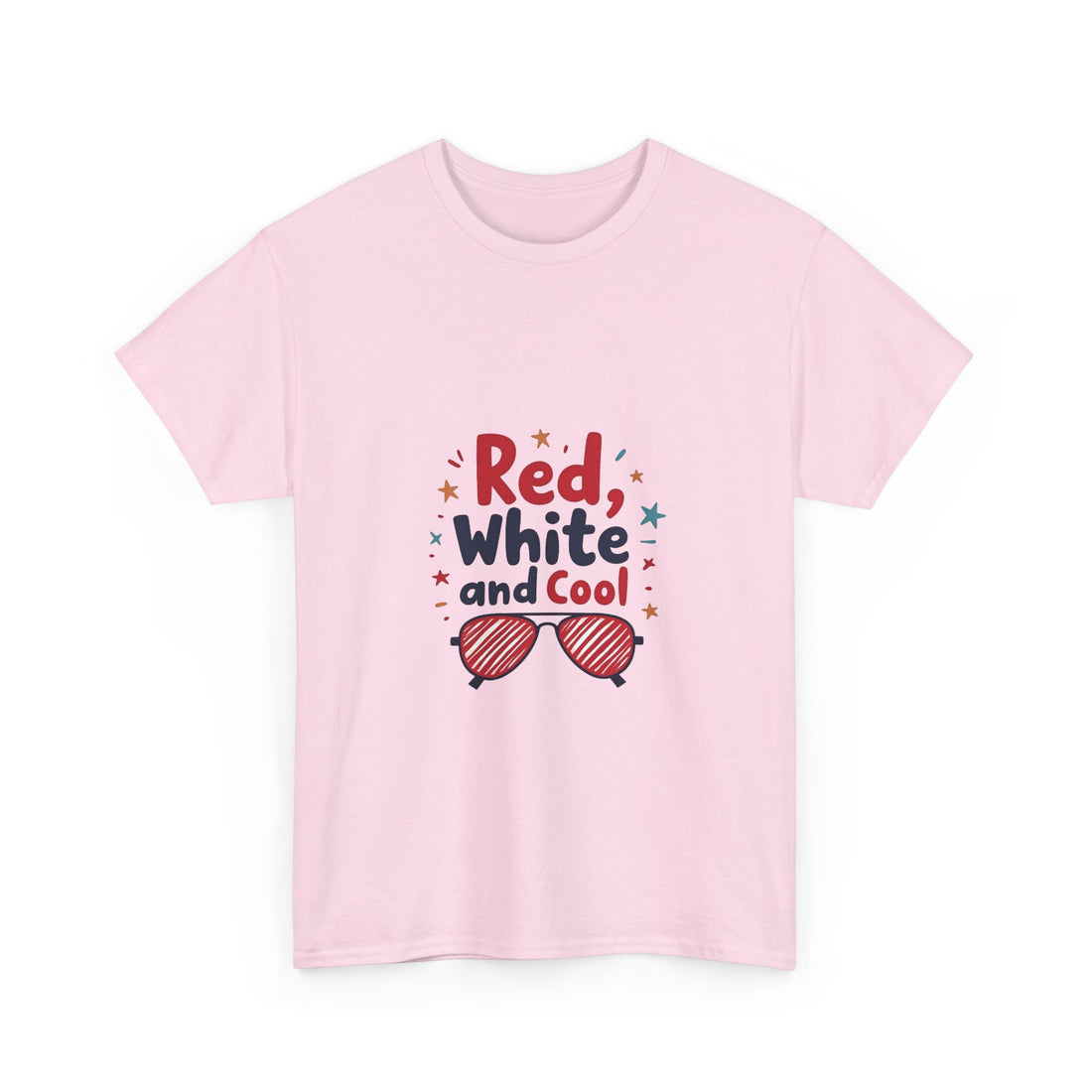 Patriotic "Red, White and Cool" 4th of July Sunglasses T-Shirt