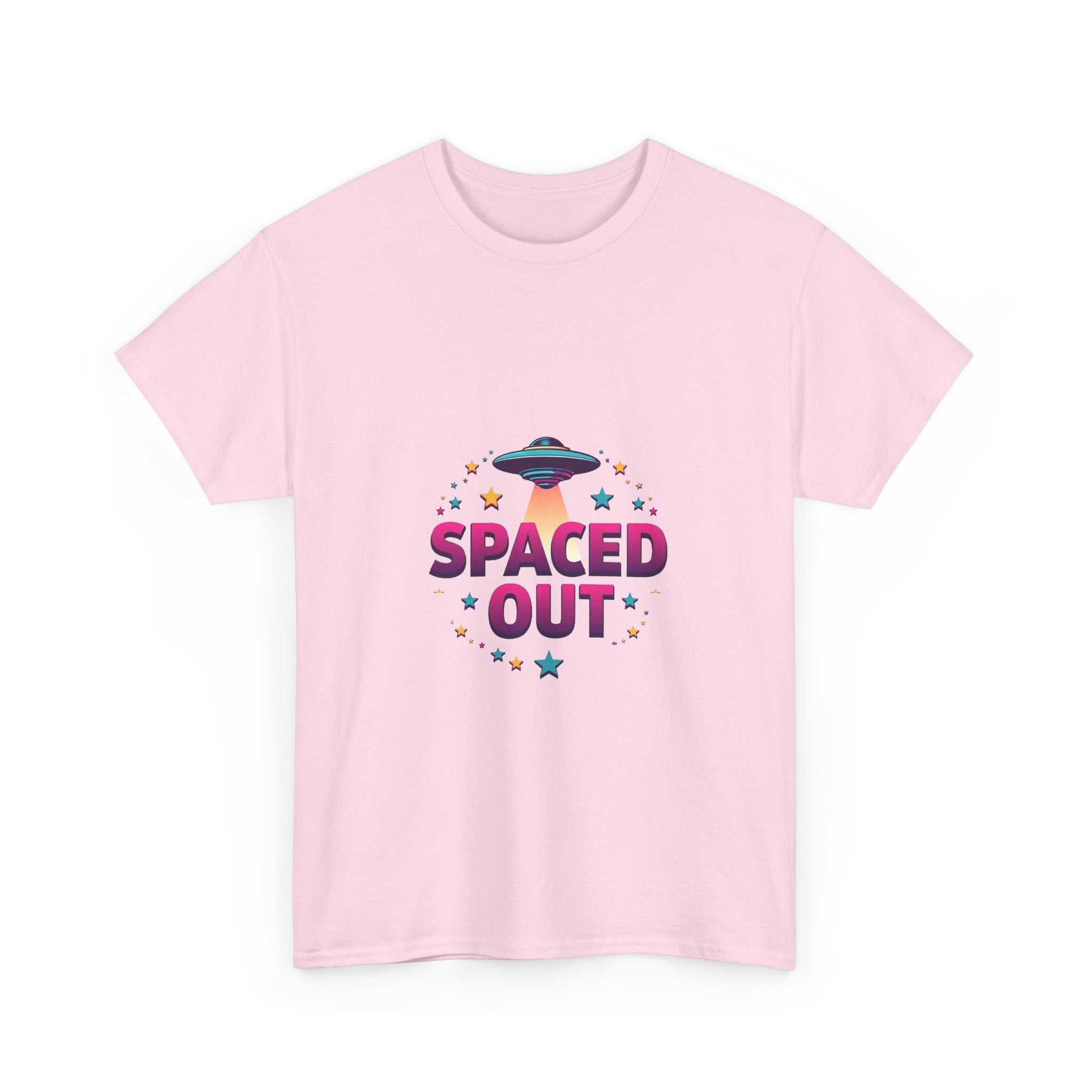 'Spaced Out' UFO Retro Space Graphic T-Shirt