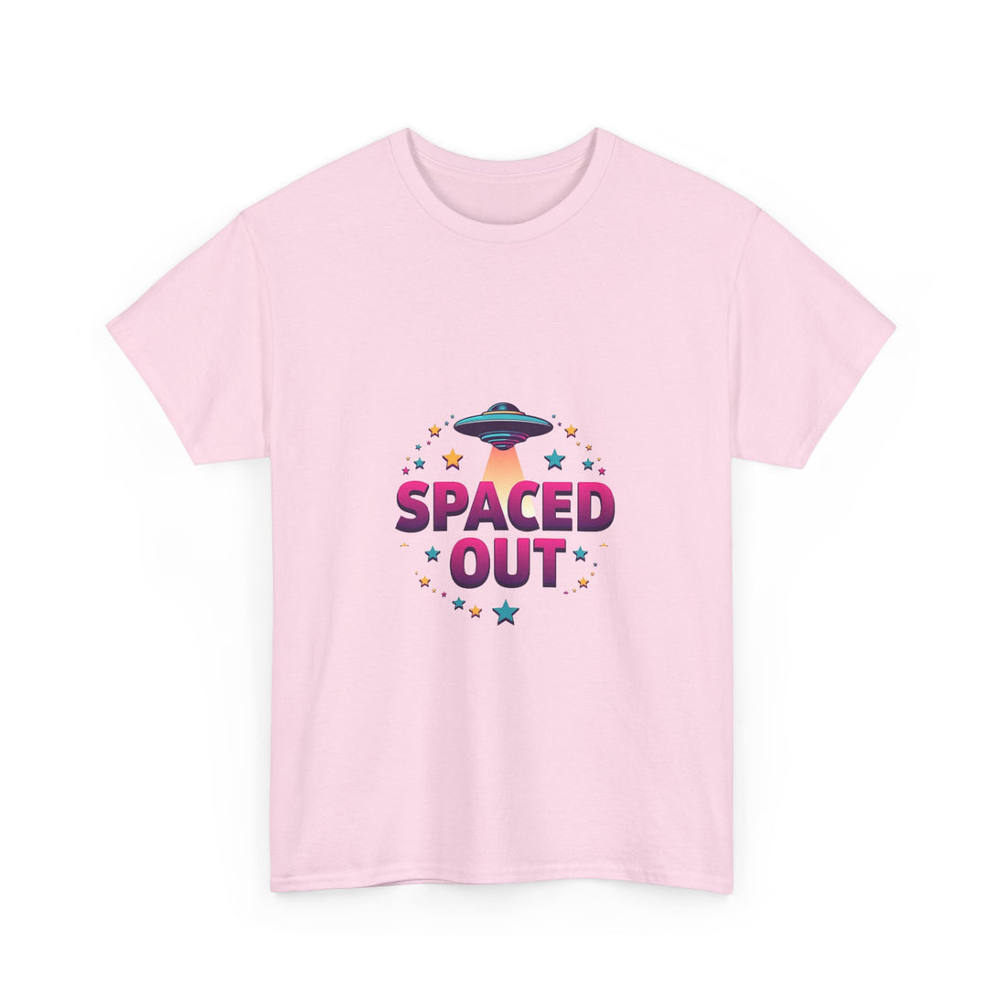 'Spaced Out' UFO Retro Space Graphic T-Shirt