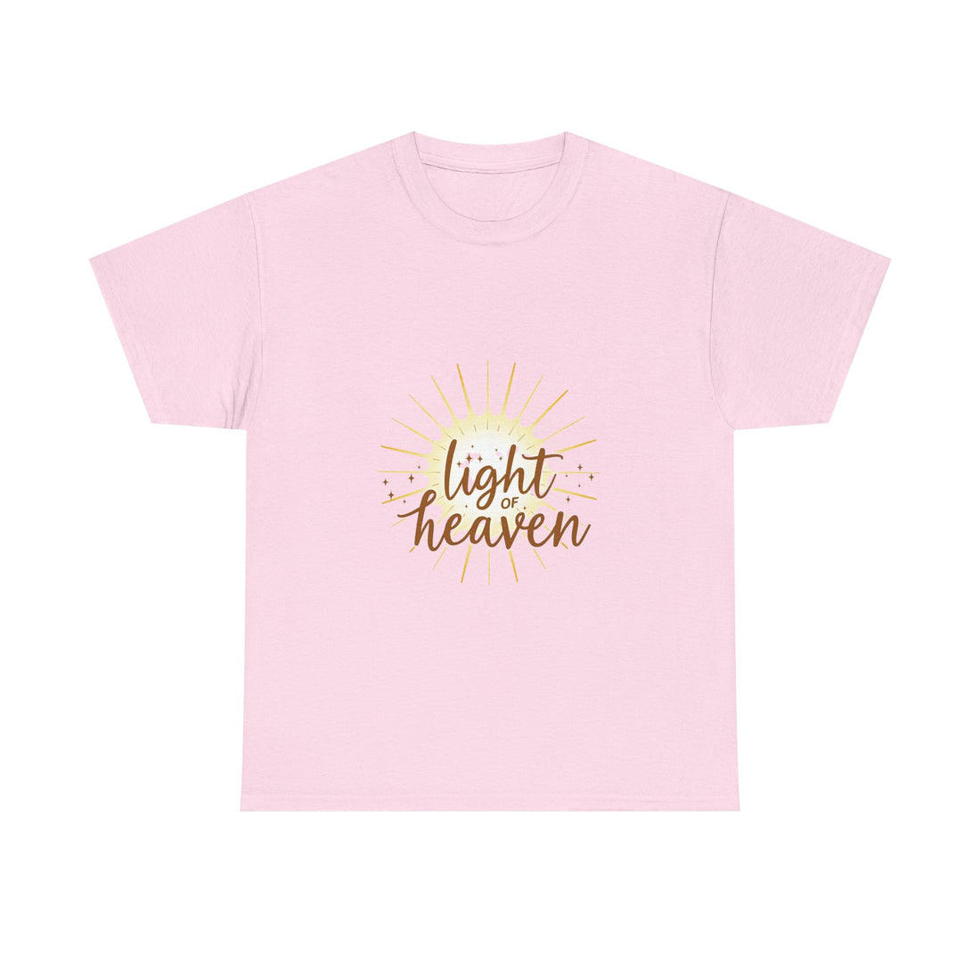 'Light of Heaven' Inspirational Sunburst Christian T-Shirt