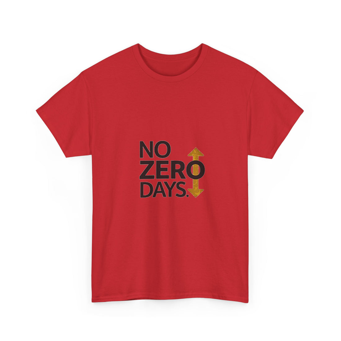 'No Zero Days' Motivational Fitness T-Shirt