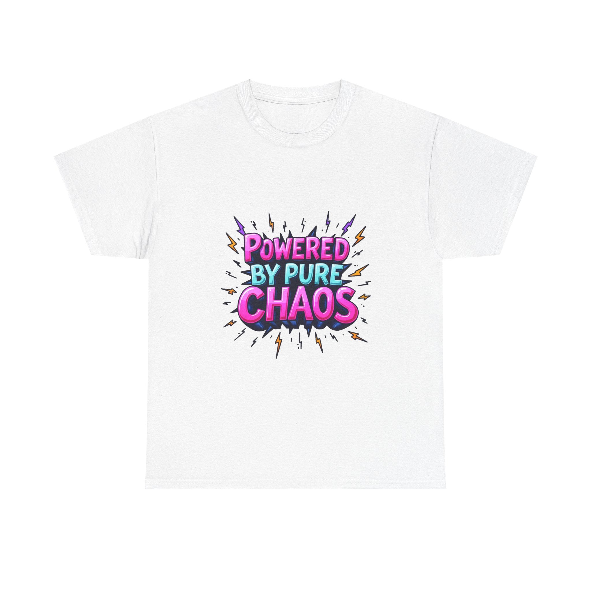 'Powered By Pure Chaos' Graphic T-Shirt