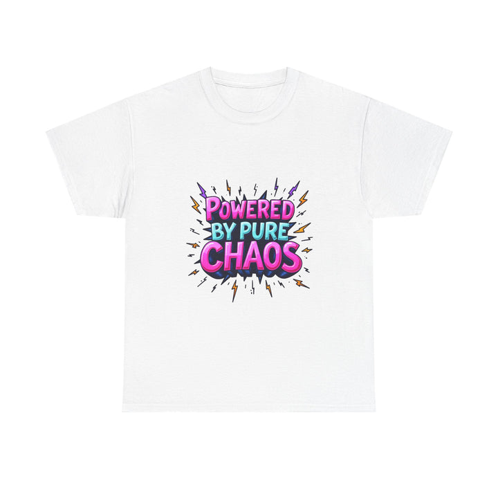 'Powered By Pure Chaos' Graphic T-Shirt