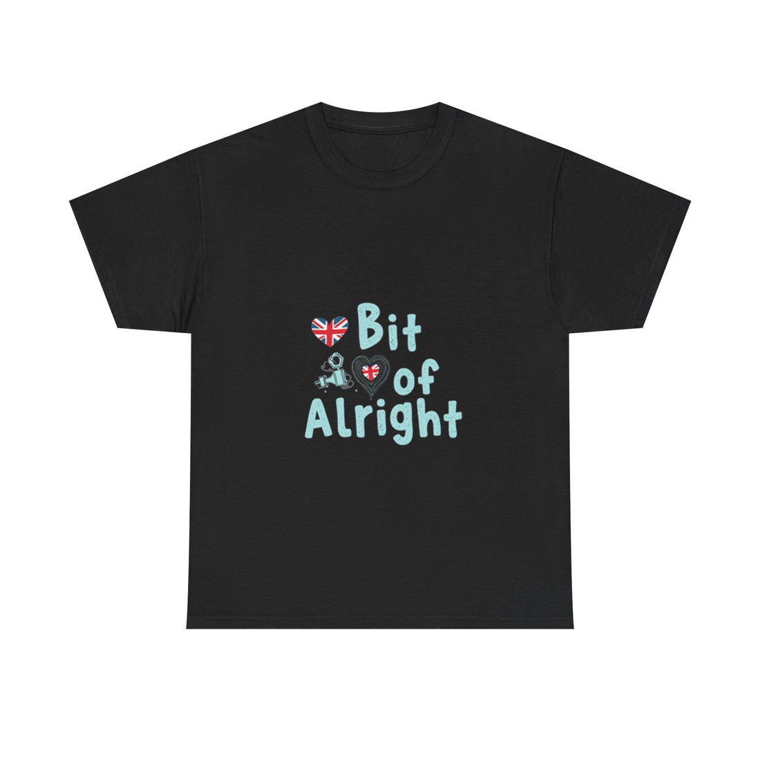 'Bit of Alright' British Heart Graphic T-Shirt