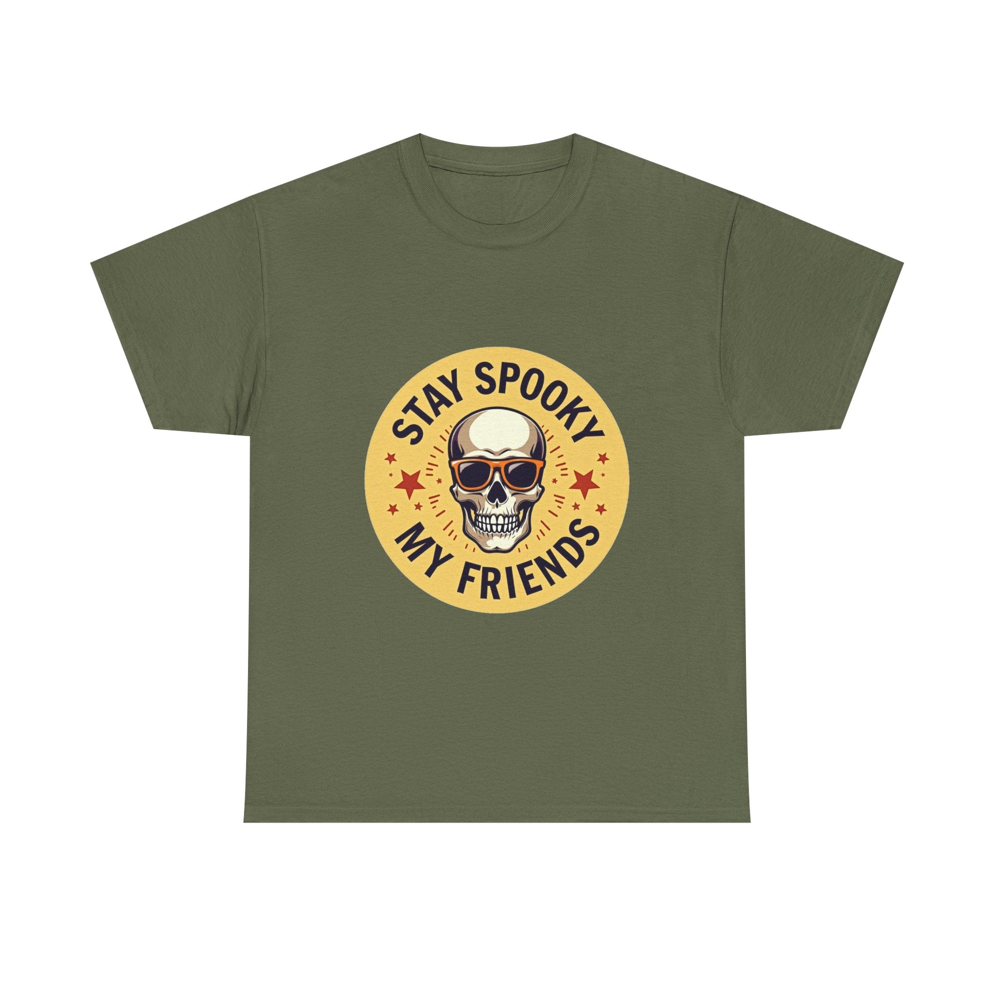 'Stay Spooky My Friends' Skull T-Shirt