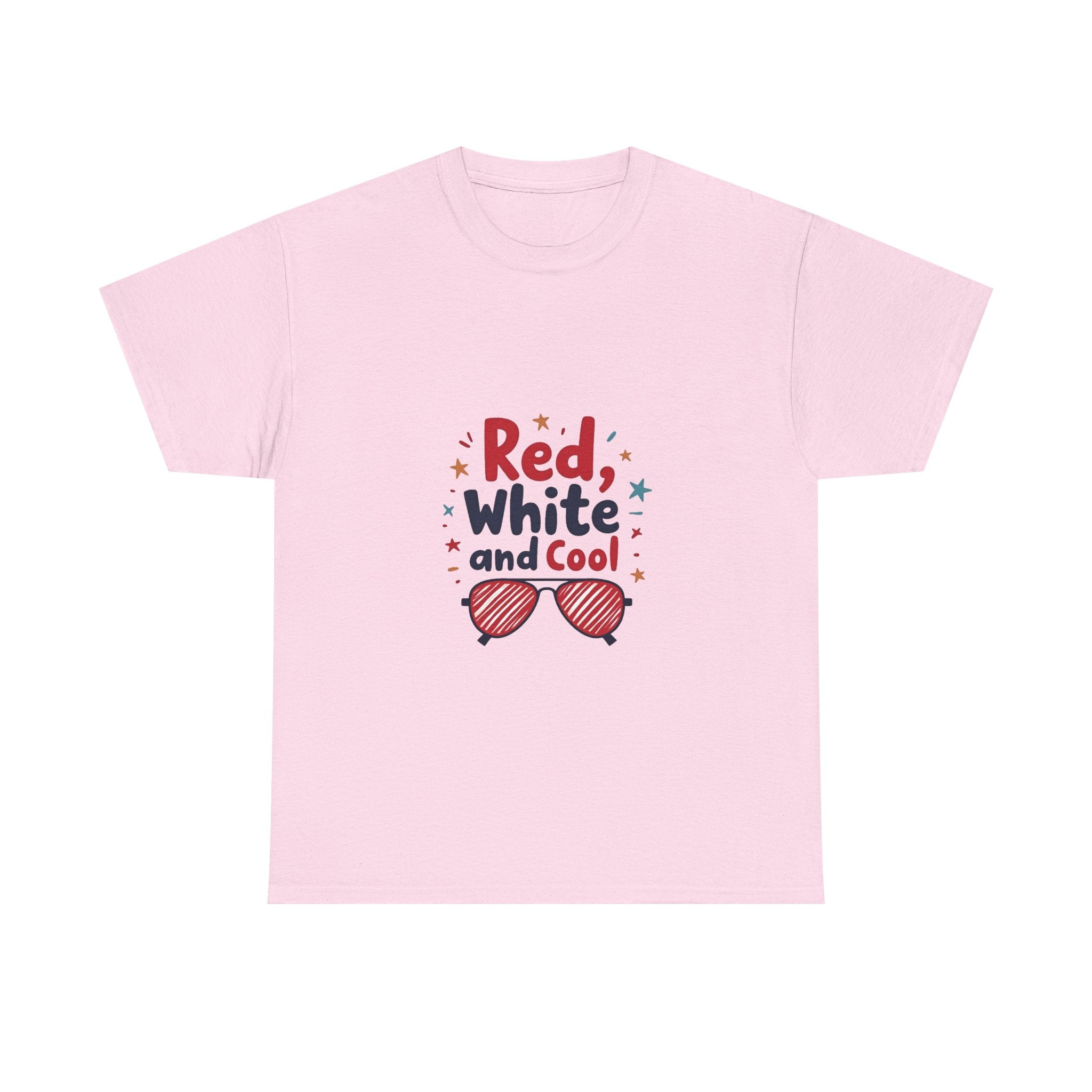 Patriotic "Red, White and Cool" 4th of July Sunglasses T-Shirt