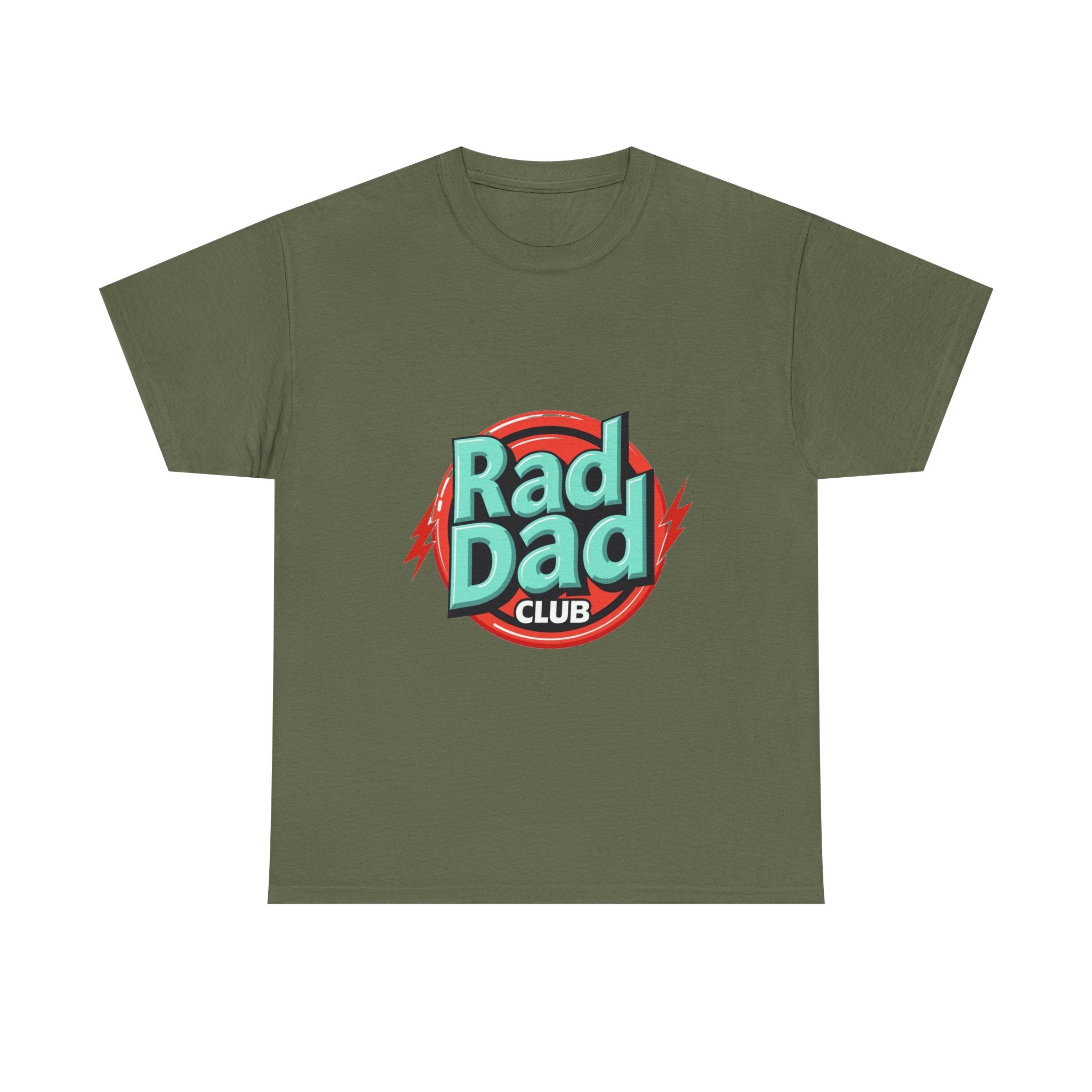 'Rad Dad Club' Retro Graphic T-Shirt for Cool Dads, Father’s Day Gift