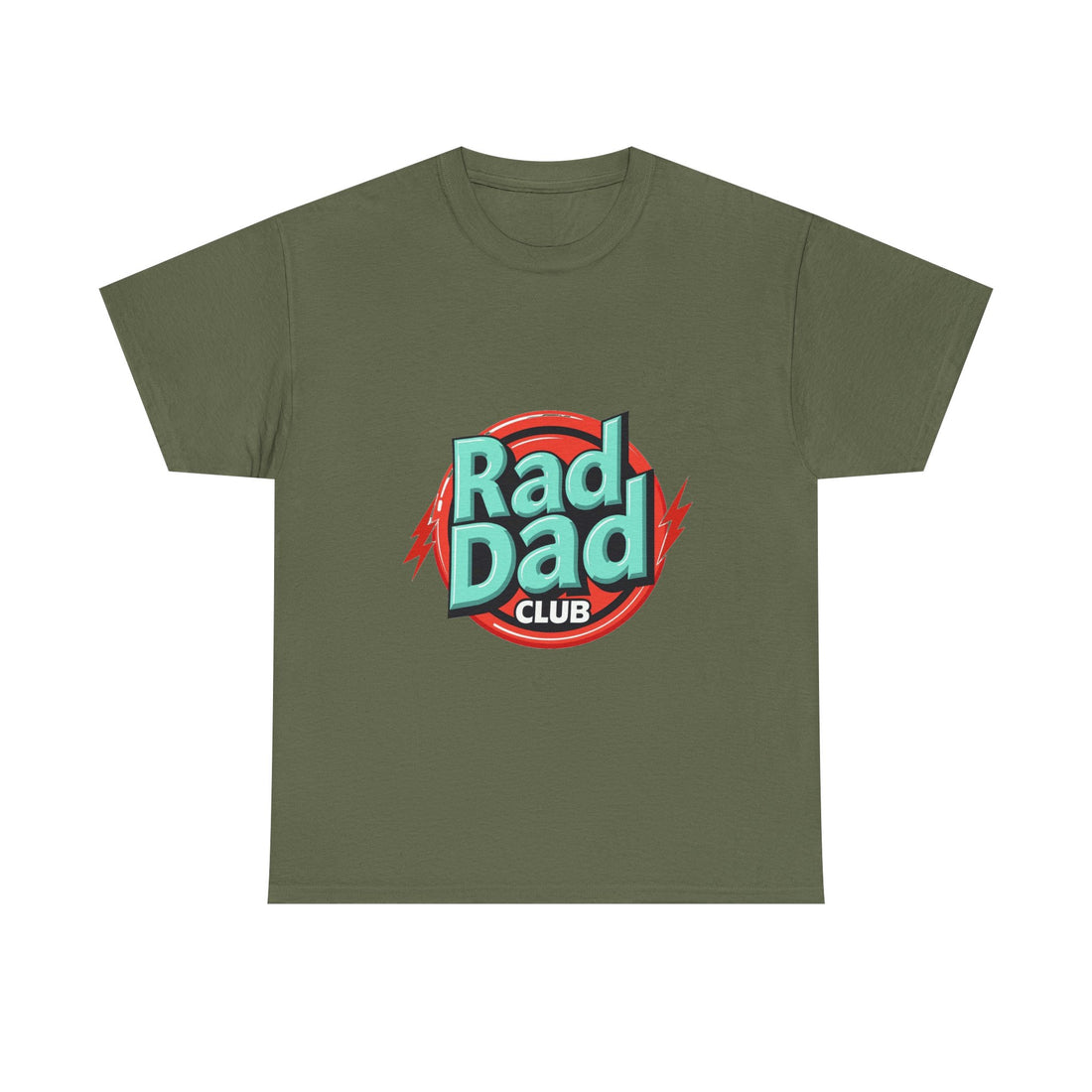 'Rad Dad Club' Retro Graphic T-Shirt for Cool Dads, Father’s Day Gift