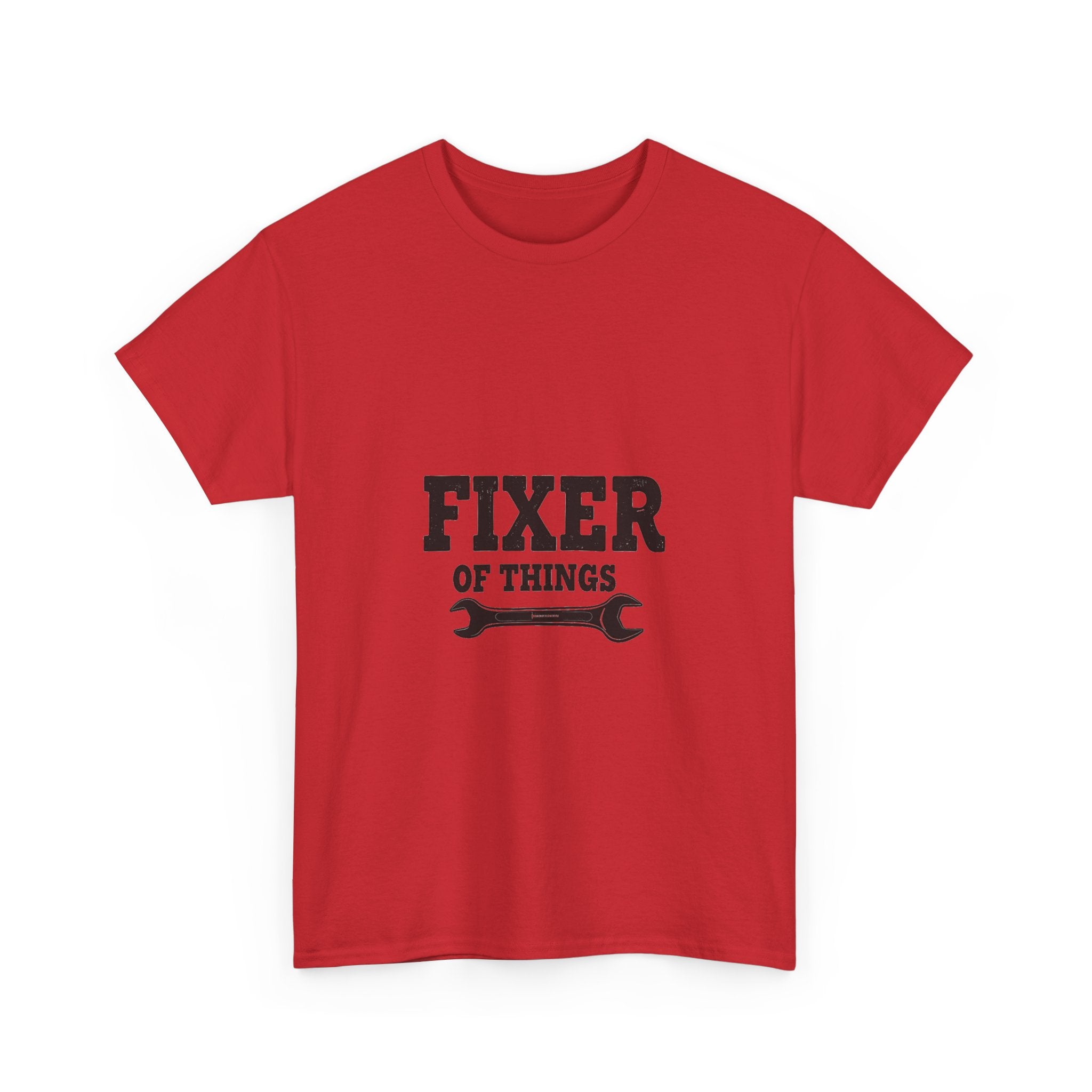'Fixer of Things' Wrench Graphic T-Shirts for DIYers & Handymen