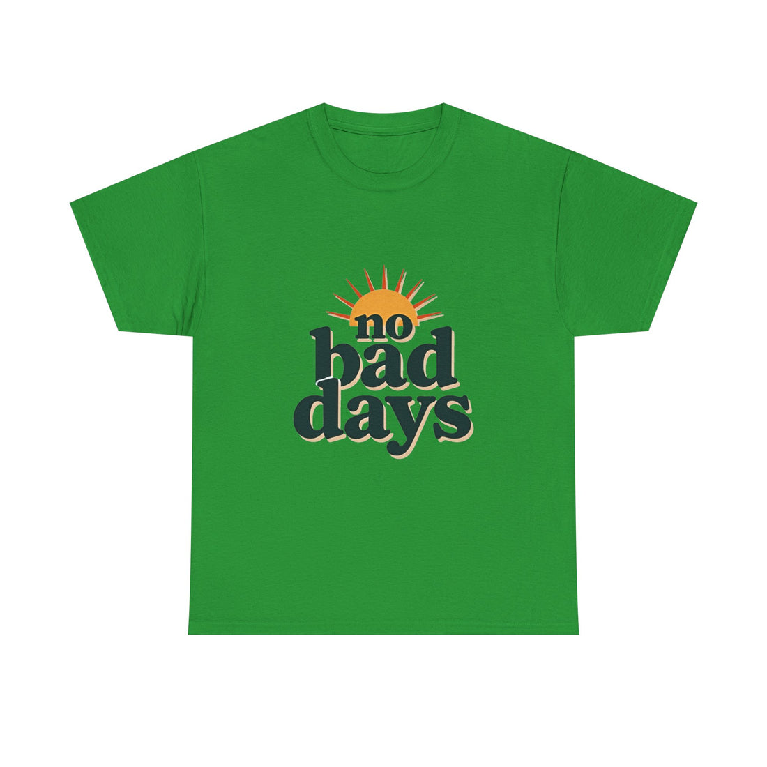 'no bad days'  Vintage Sunrise Positive Vibe T-Shirt