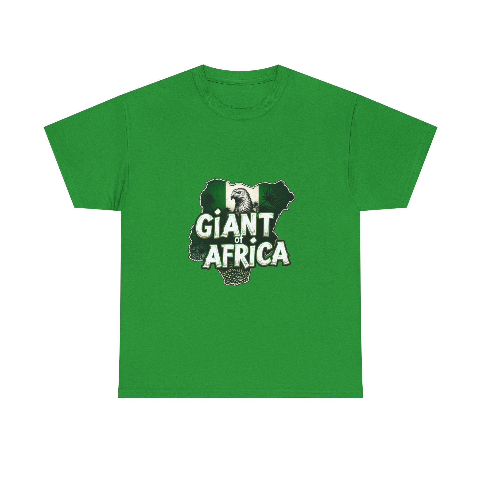 Giant of Africa Bold Nigeria Map Design T-Shirt