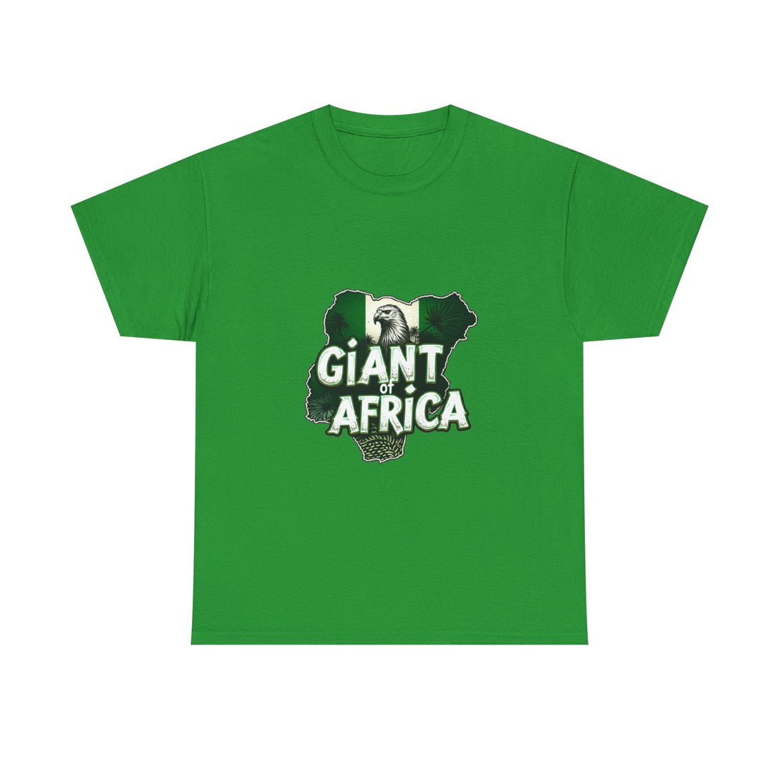 Giant of Africa Bold Nigeria Map Design T-Shirt