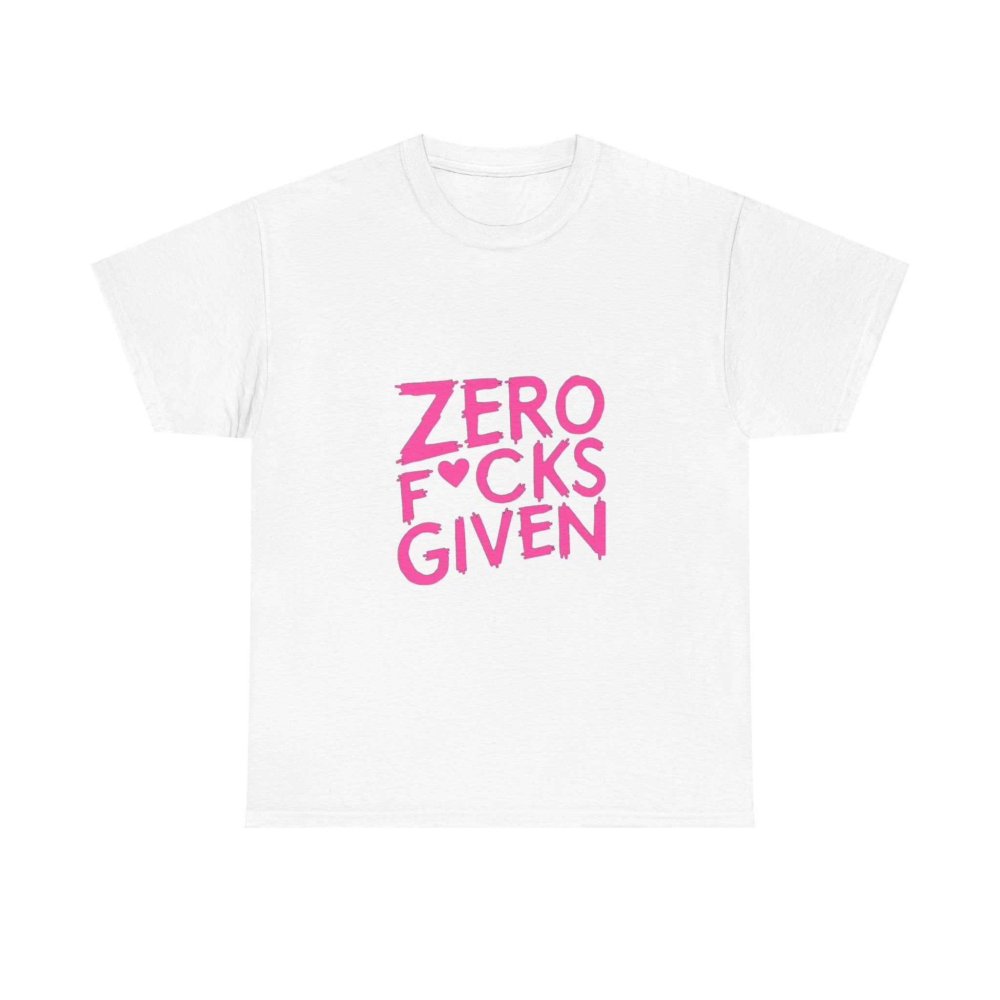 "Zero F*cks Given" Graphic T-Shirt