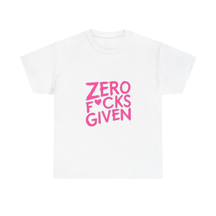 "Zero F*cks Given" Graphic T-Shirt
