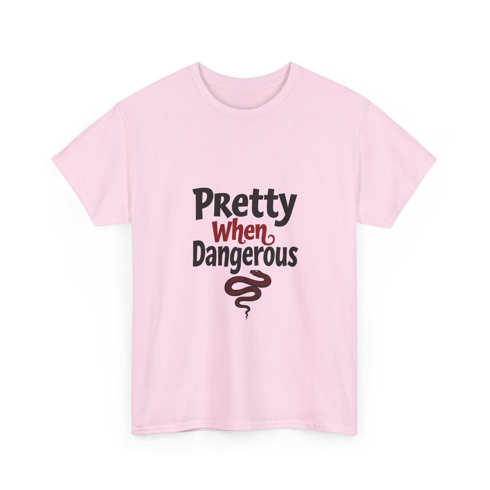 Pretty When Dangerous Retro Snake Graphic T-Shirt