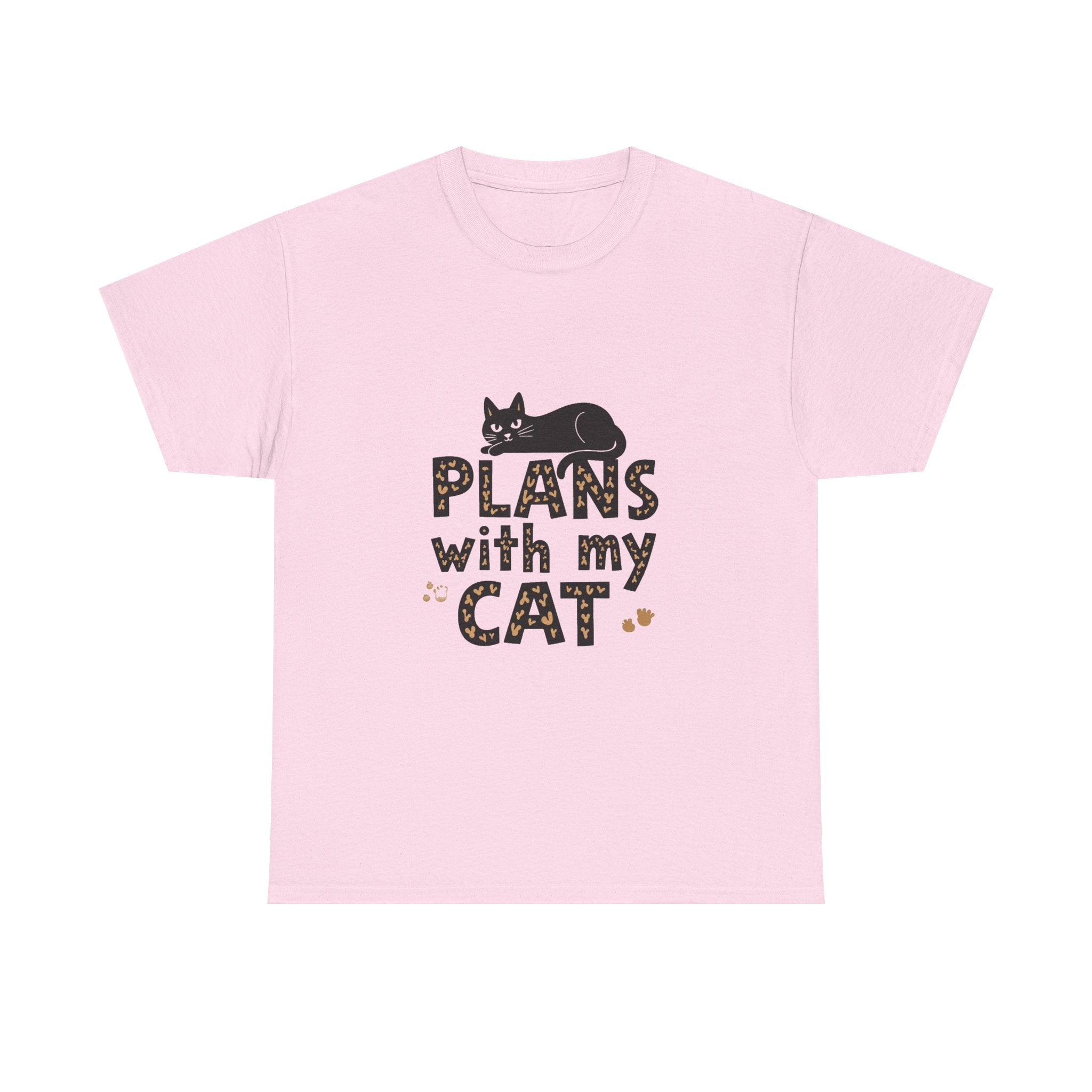 "Plans With My Cat" Graphic T-Shirt