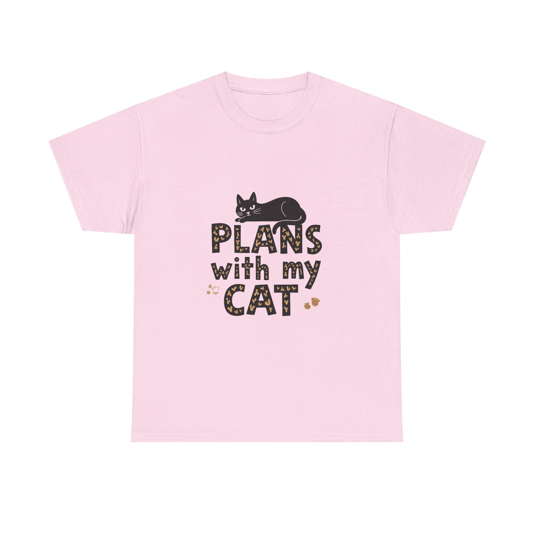 "Plans With My Cat" Graphic T-Shirt