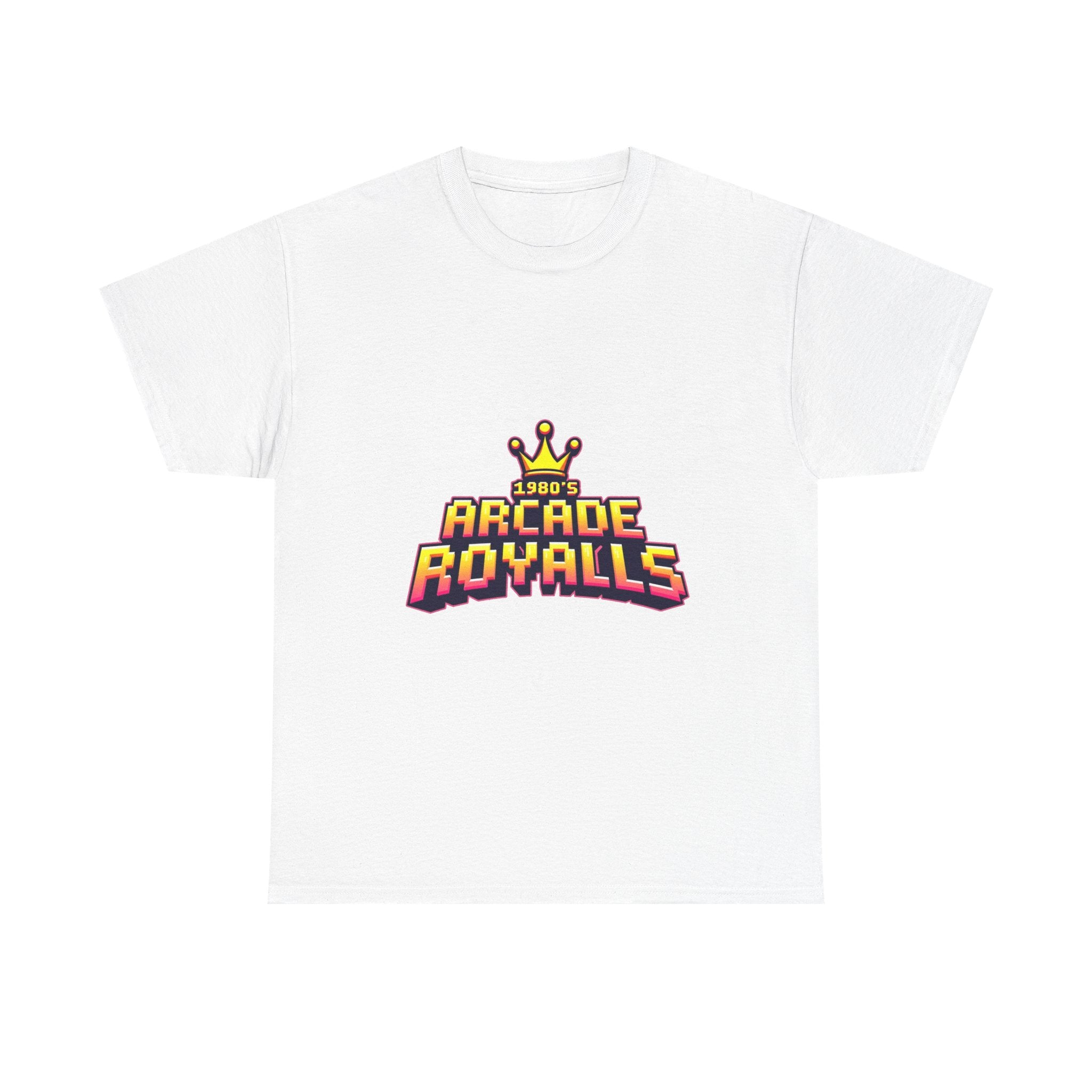 'Arcade Royalls Logo' Retro Gaming Crown T-Shirt