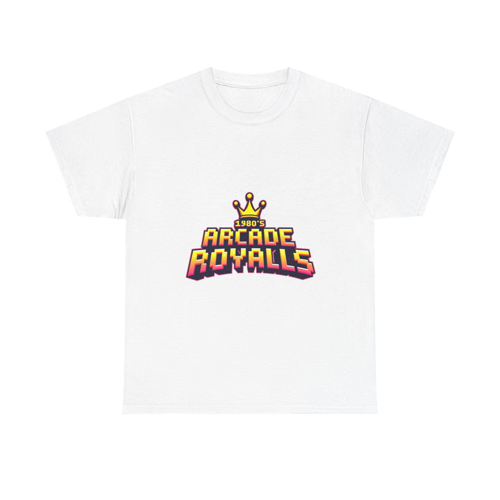 'Arcade Royalls Logo' Retro Gaming Crown T-Shirt