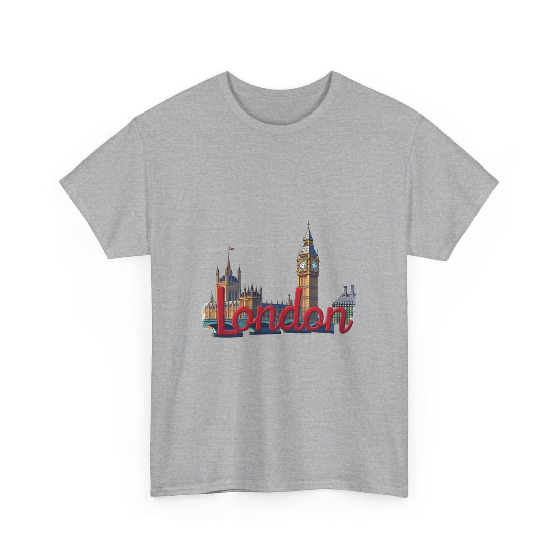London Skyline Vintage Cityscape Graphic T‑Shirt