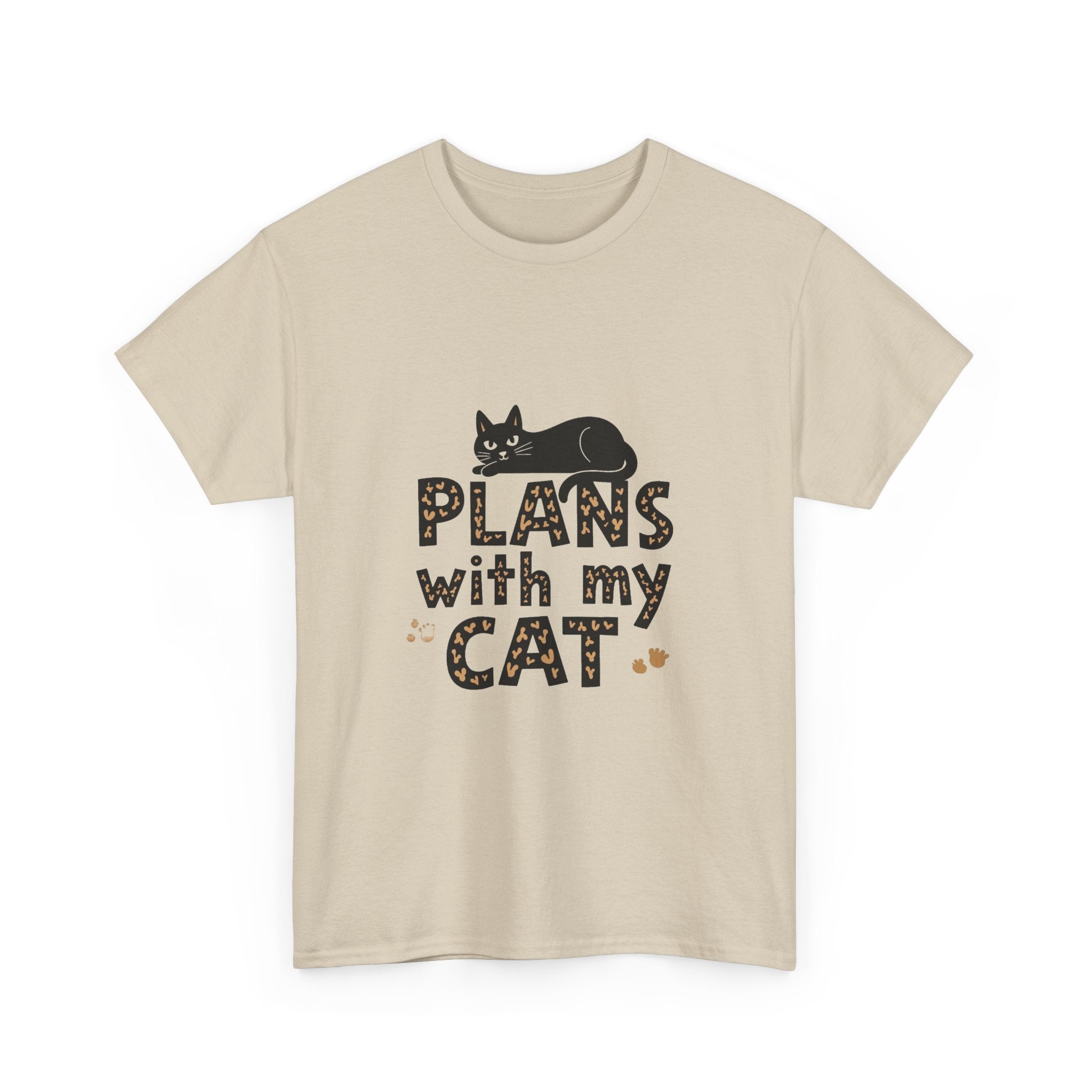 "Plans With My Cat" Graphic T-Shirt