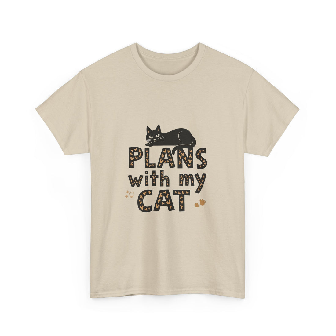 "Plans With My Cat" Graphic T-Shirt
