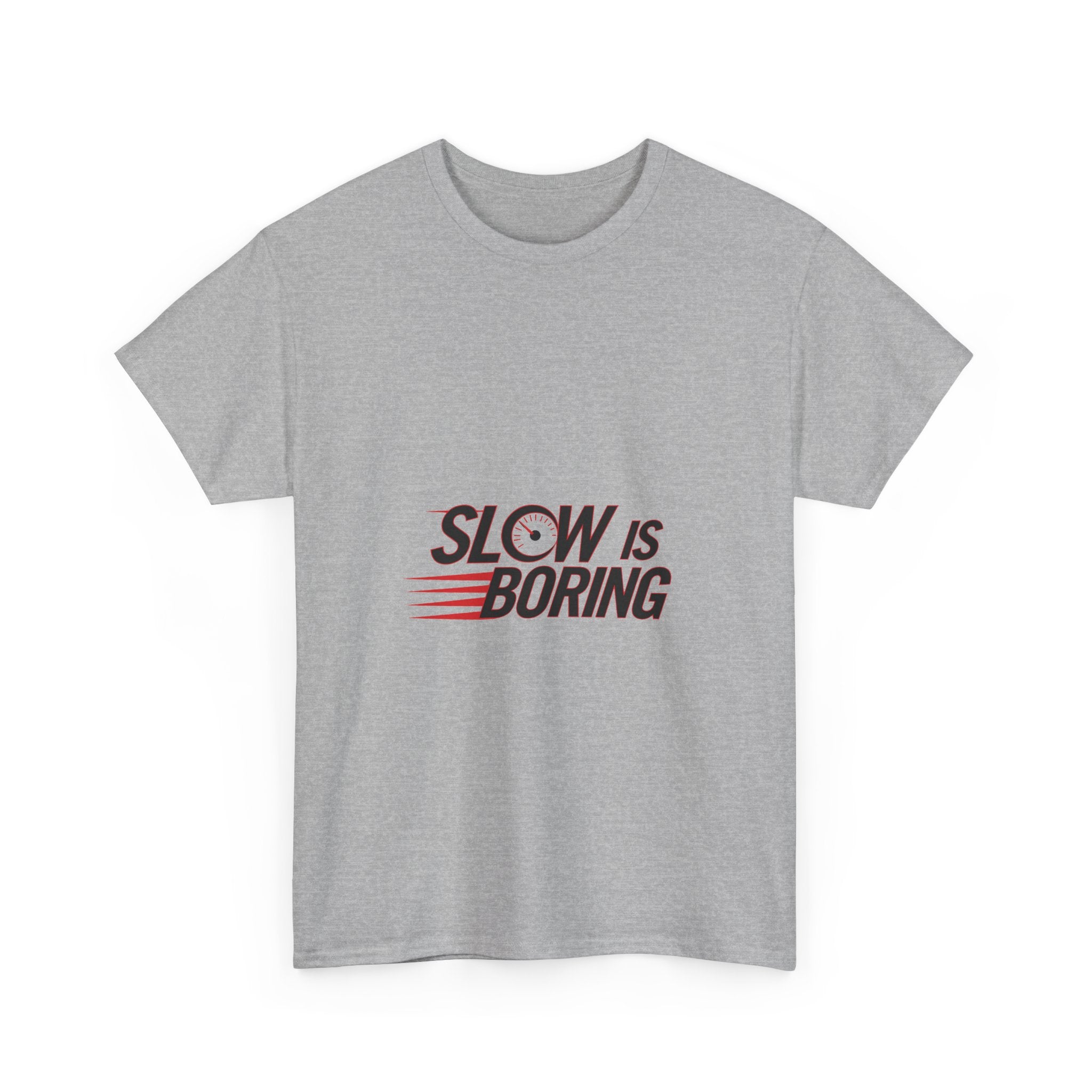 "Slow Is Boring" Retro Racing Graphic T-Shirt